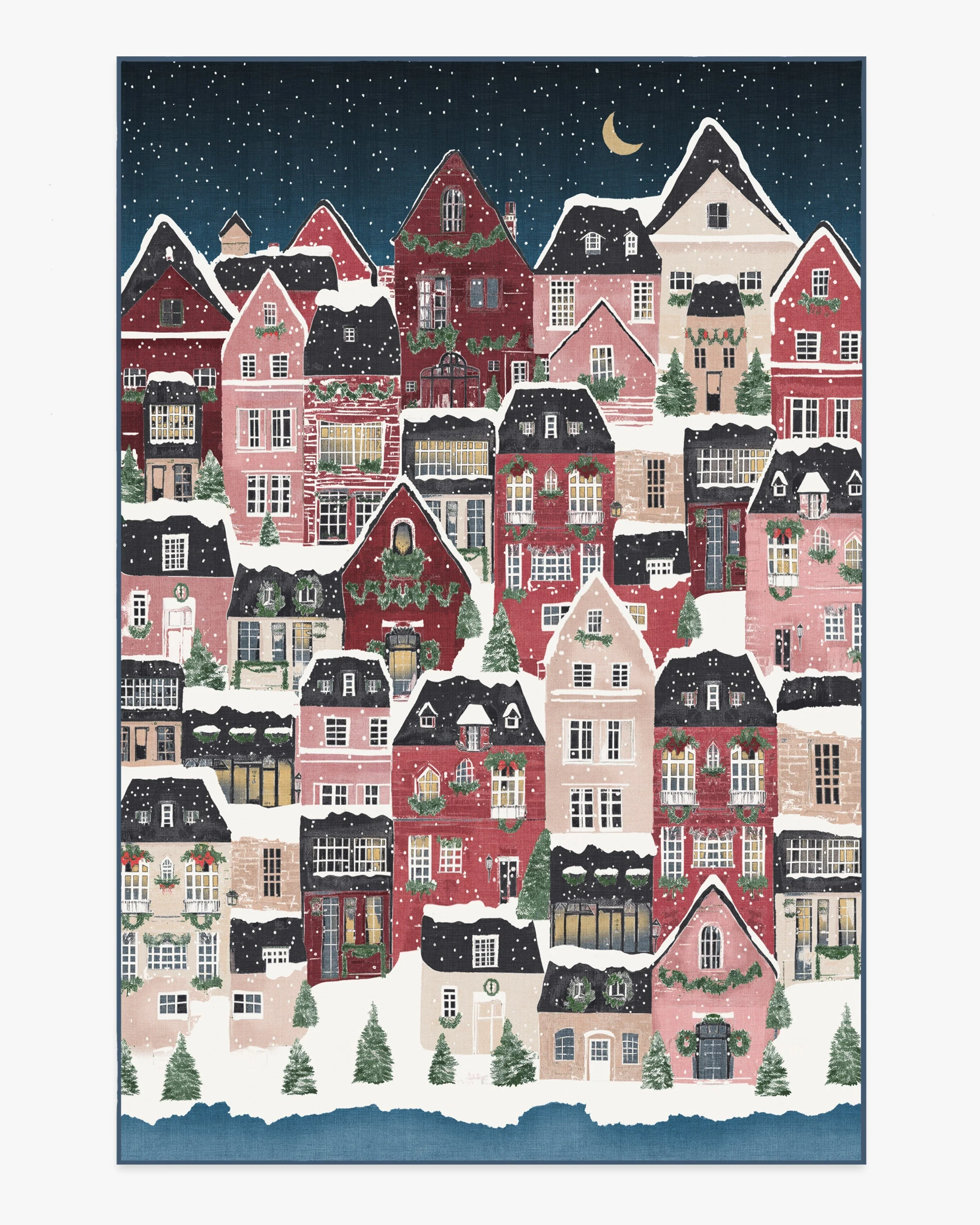 Noelle Village Midnight Rug