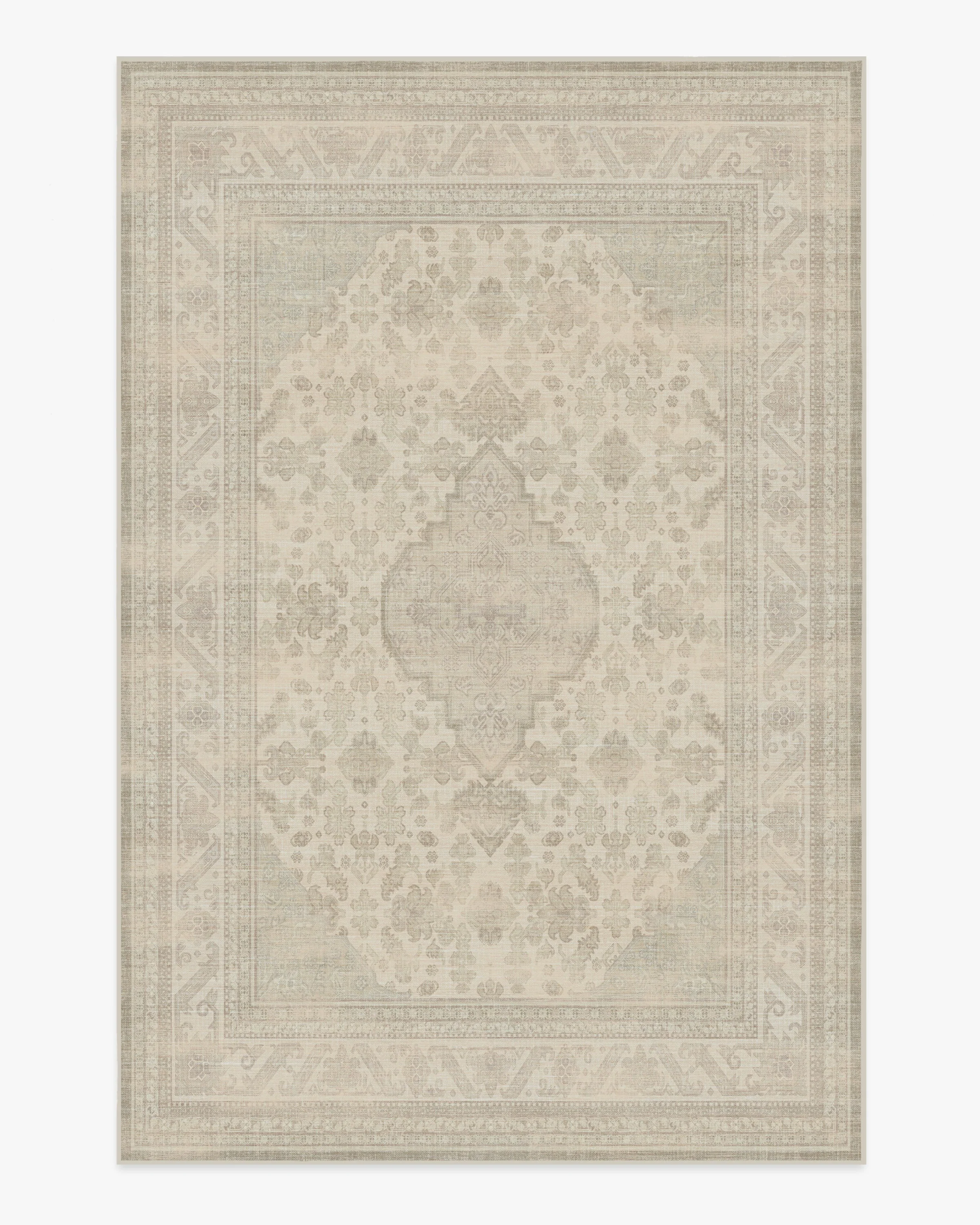 Rowan Soft Grey & Ivory Flatwoven Rug