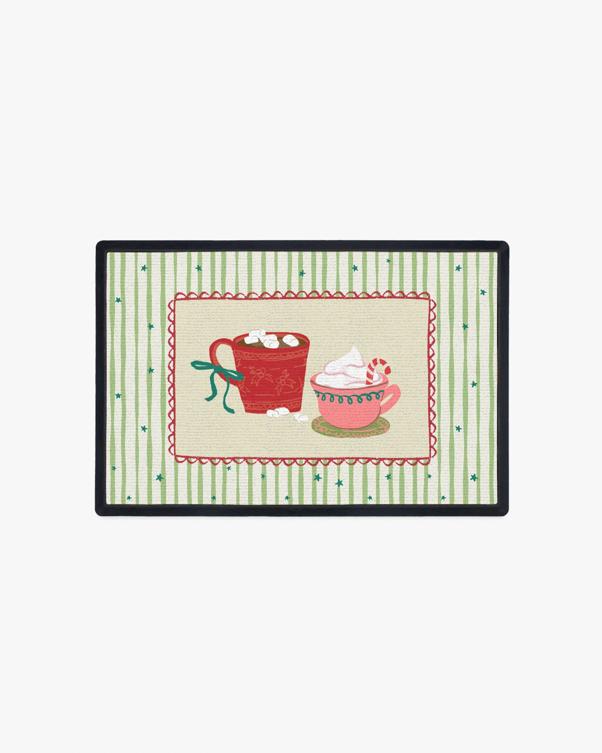 Cocoa Cozy Green Doormat