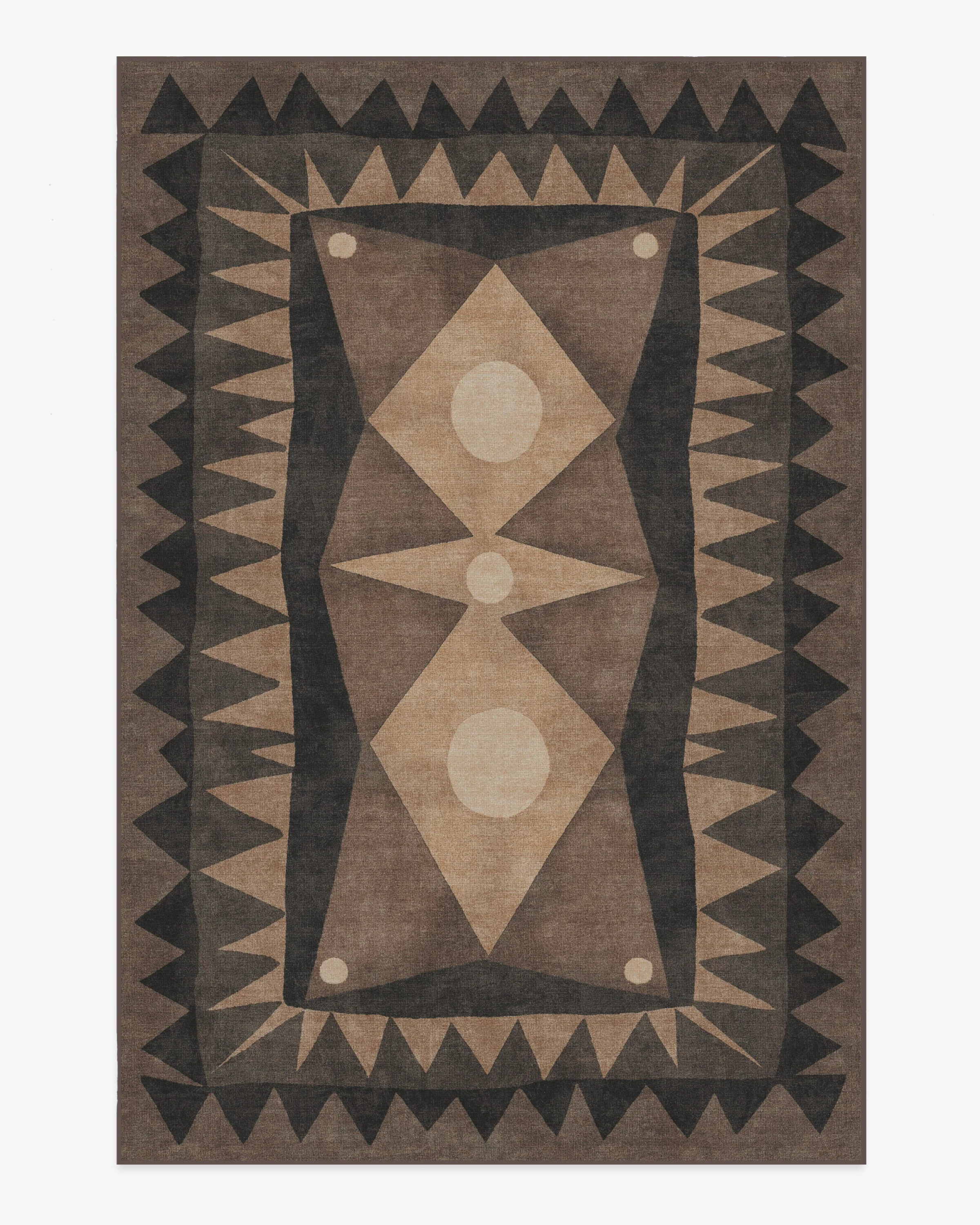 Hilma Charcoal Flatwoven Rug