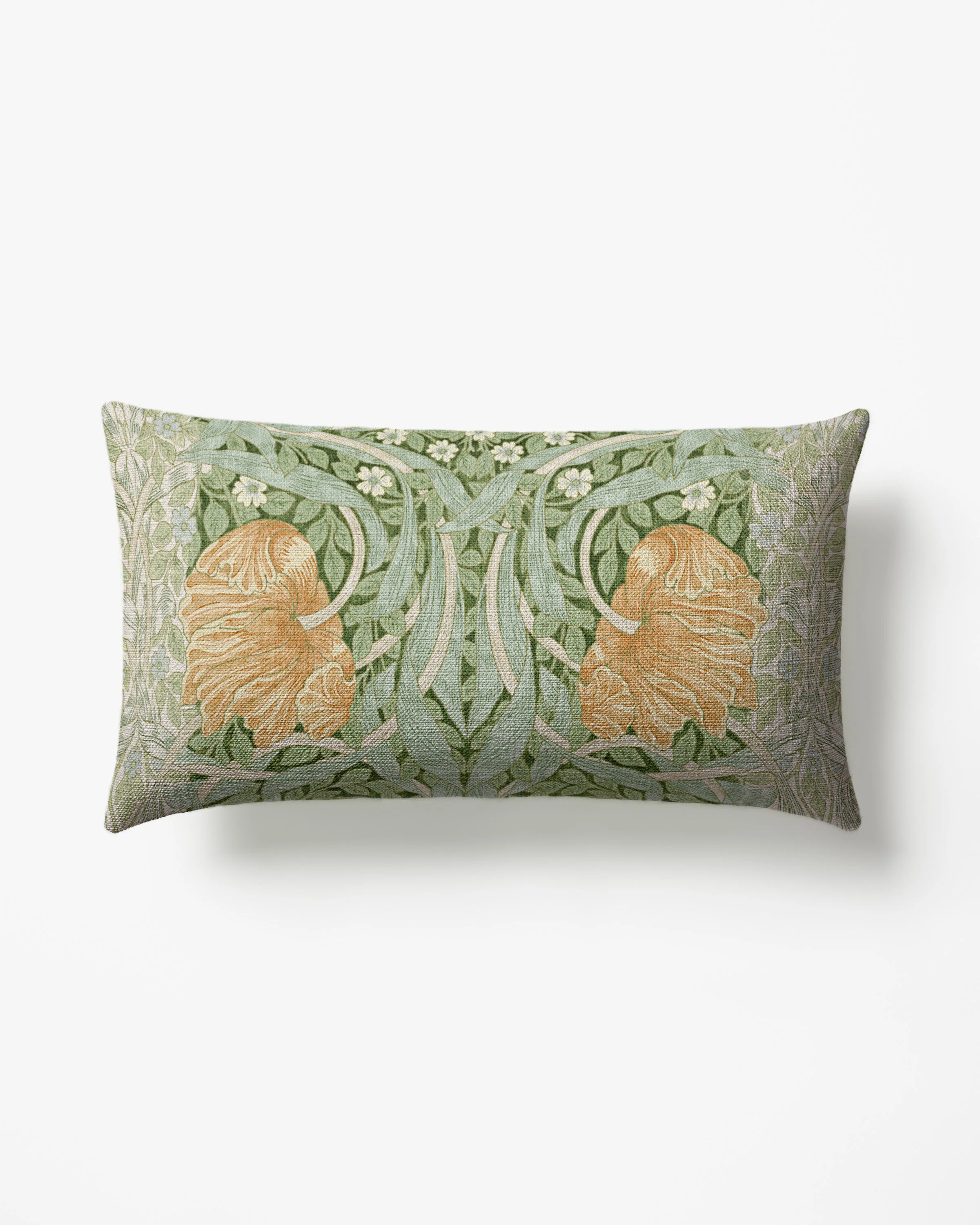 Pimpernel Sage Woven Lumbar Throw Pillow
