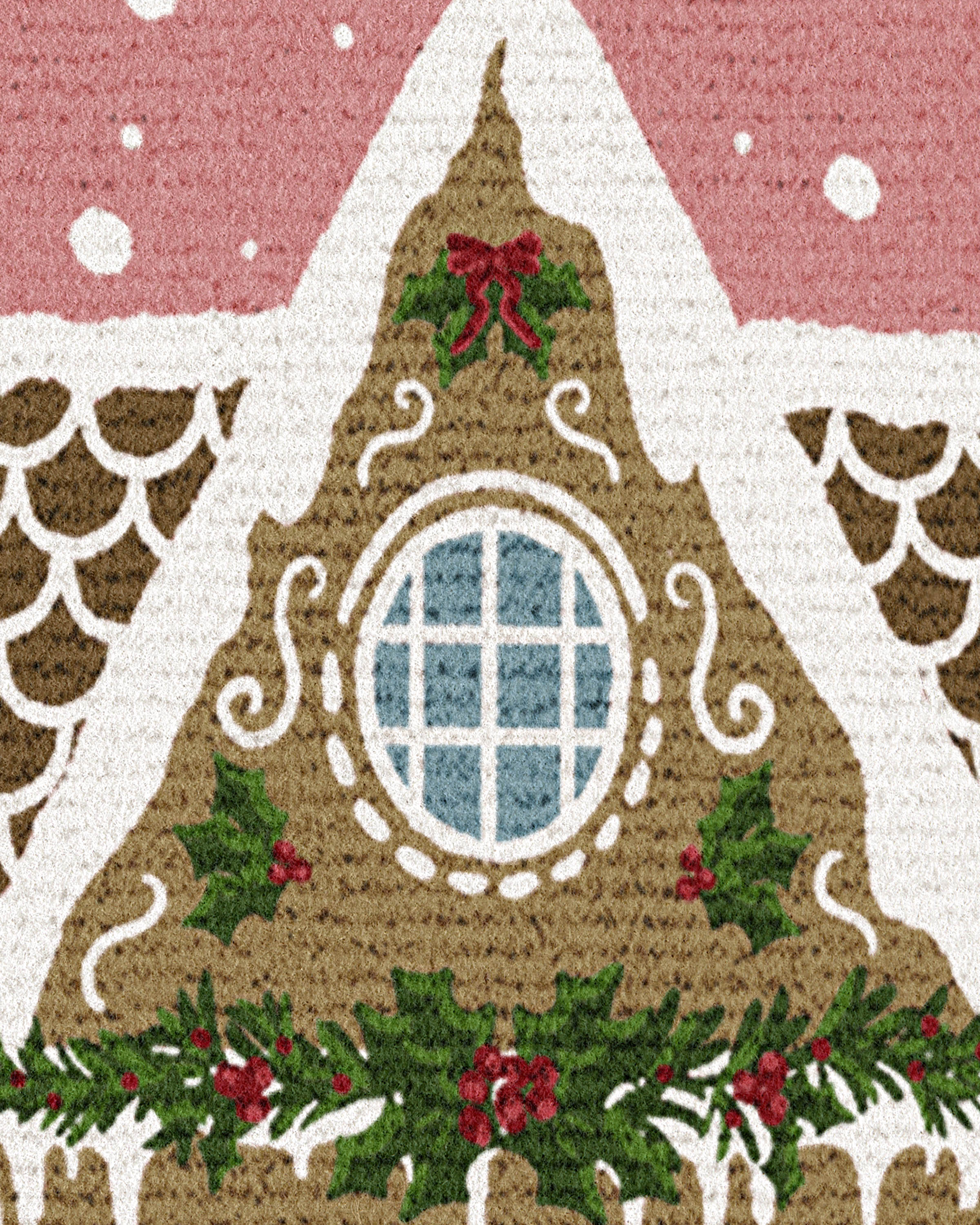 210-gingerbread-house-pink-doormat-3.jpg Gingerbread House Pink Doormat
