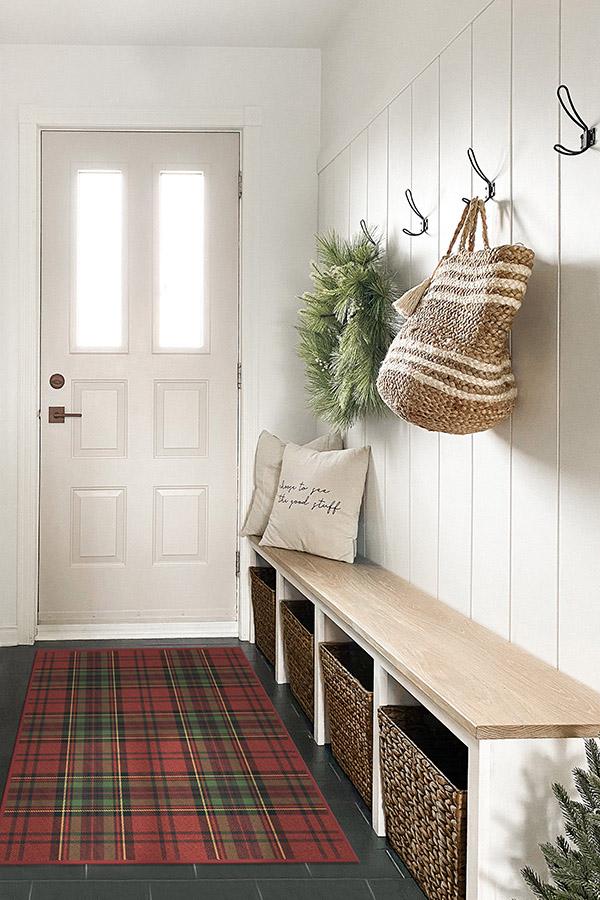 216-dress-stewart-tartan-red-flatwoven-rug-5.jpg Dress Stewart Tartan Red Flatwoven Rug