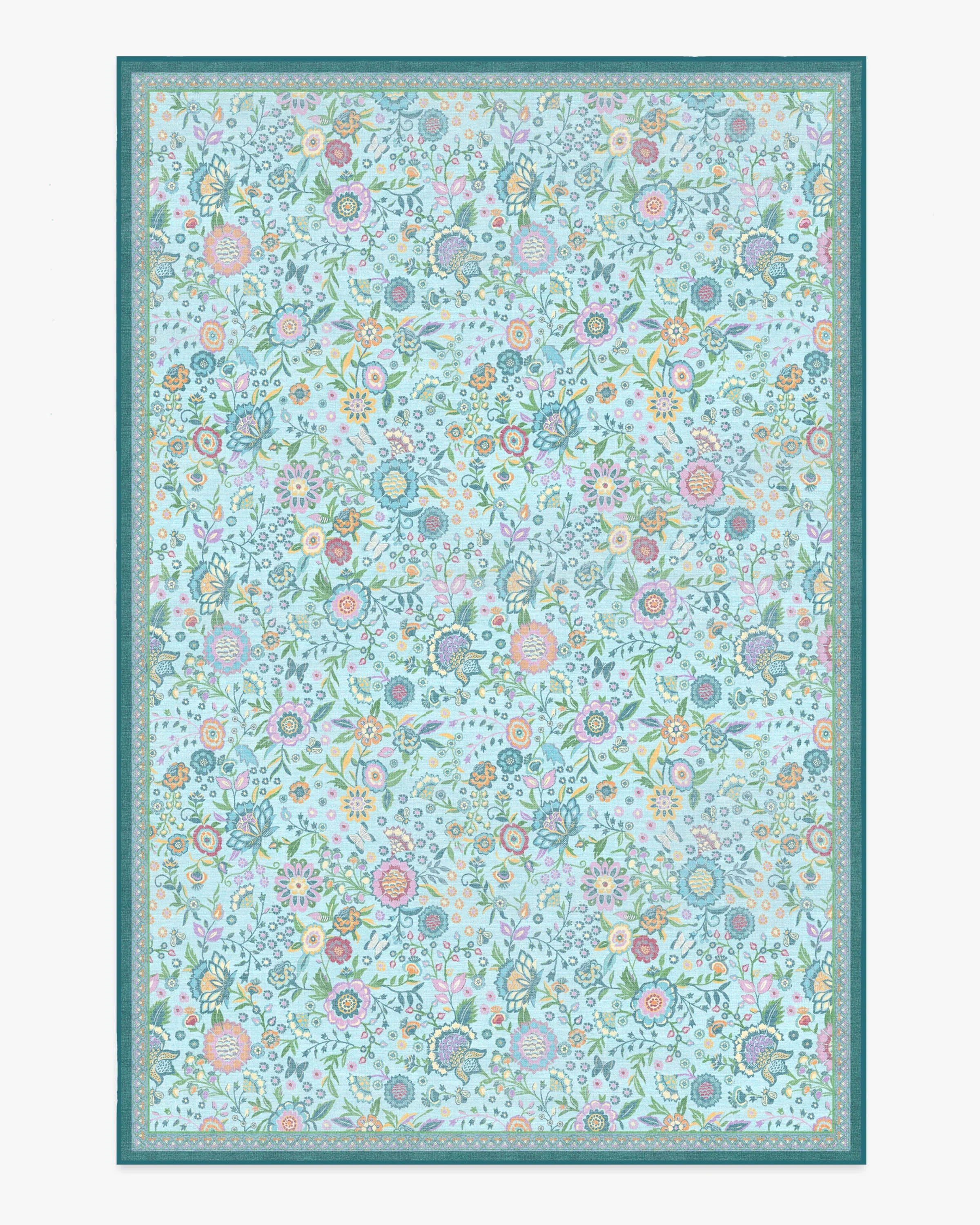 Royal Garden Multicolor Flatwoven Rug