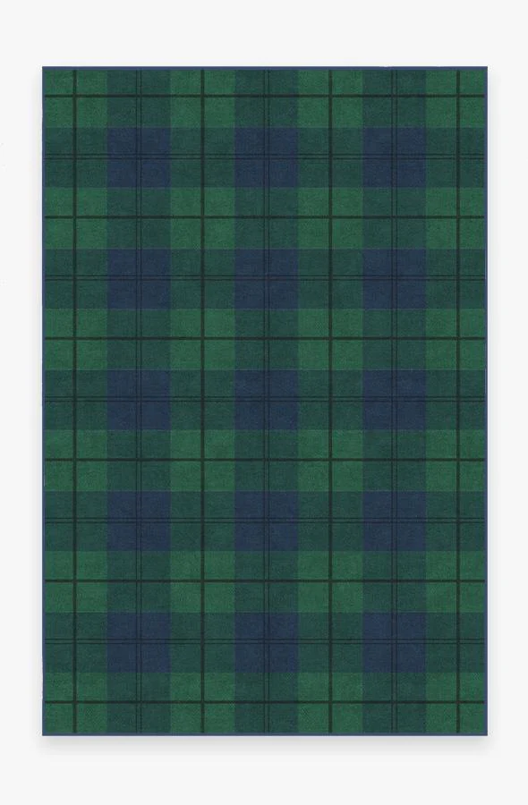 Buffalo Plaid Blackwatch Flatwoven Rug