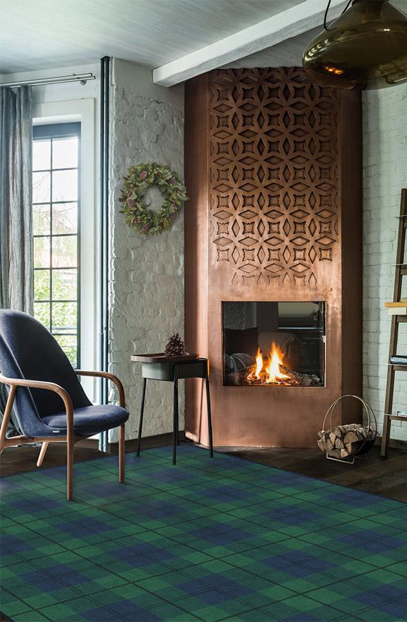 23-buffalo-plaid-blackwatch-flatwoven-rug-7.jpg Buffalo Plaid Blackwatch Flatwoven Rug