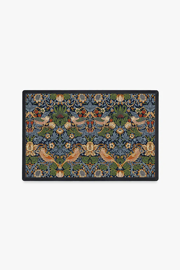 Strawberry Thief Minor Indigo Doormat