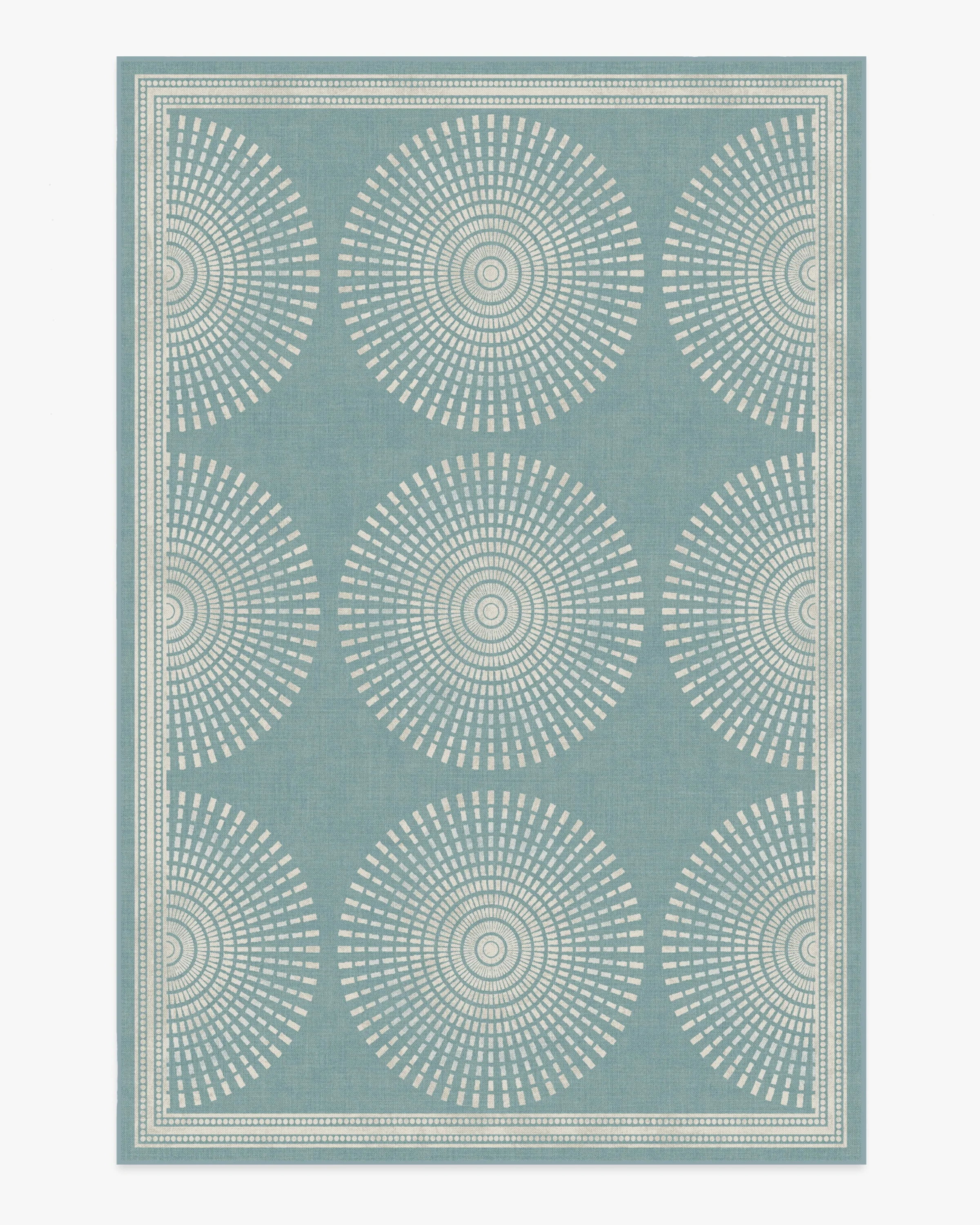 Santorini Blue Flatwoven Rug