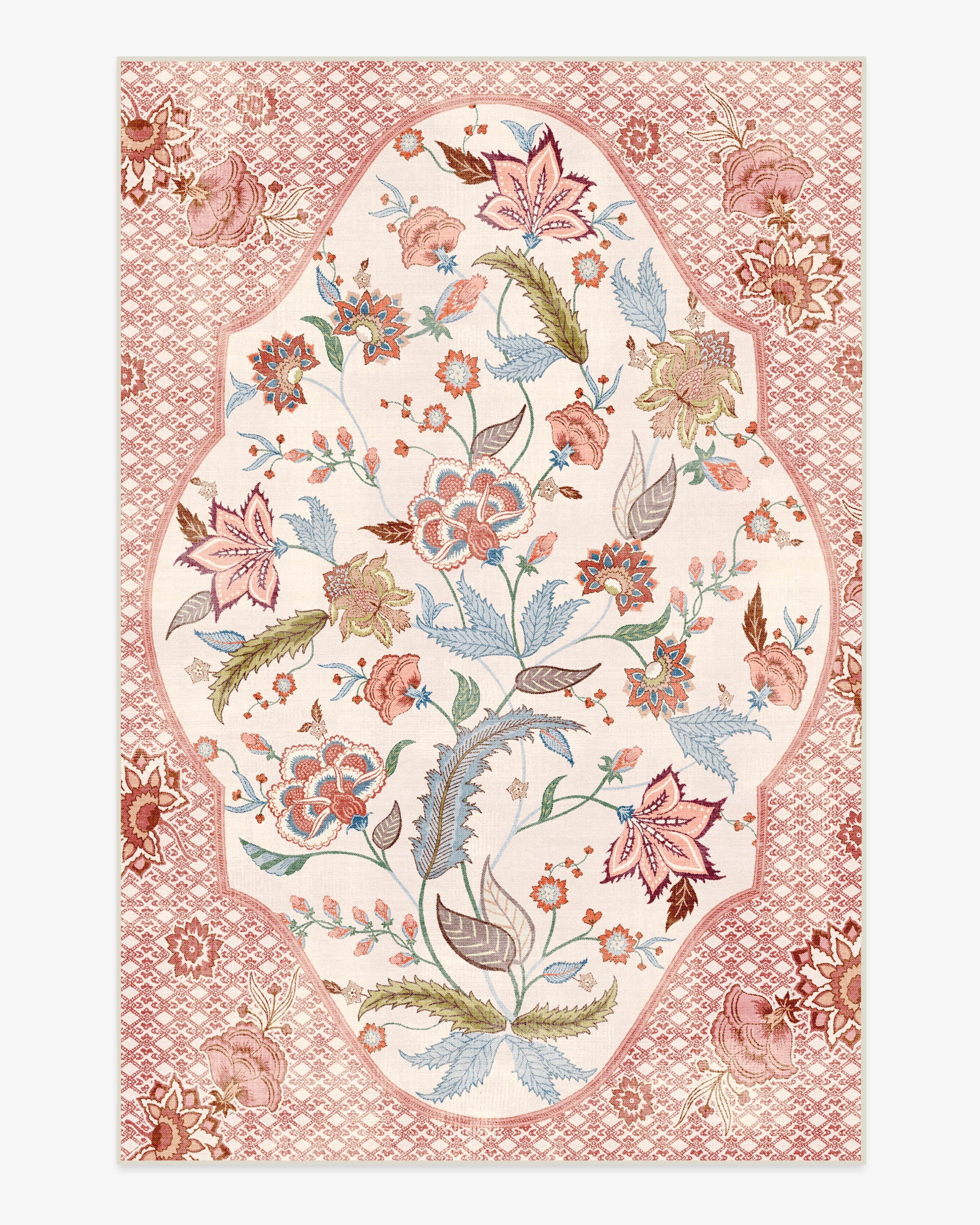 Rosalee Red Multicolor Outdoor Rug