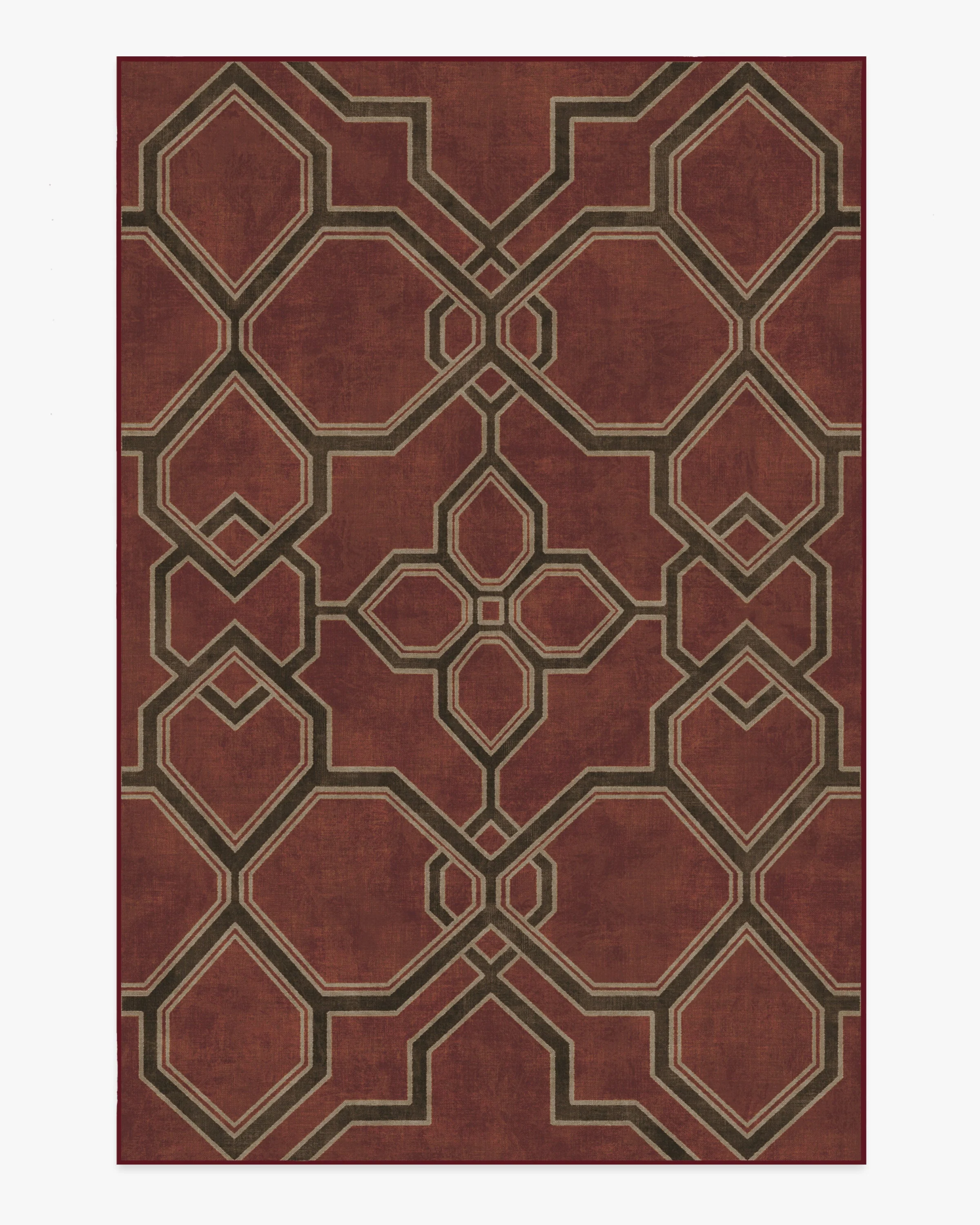 Kian Red Flatwoven Rug