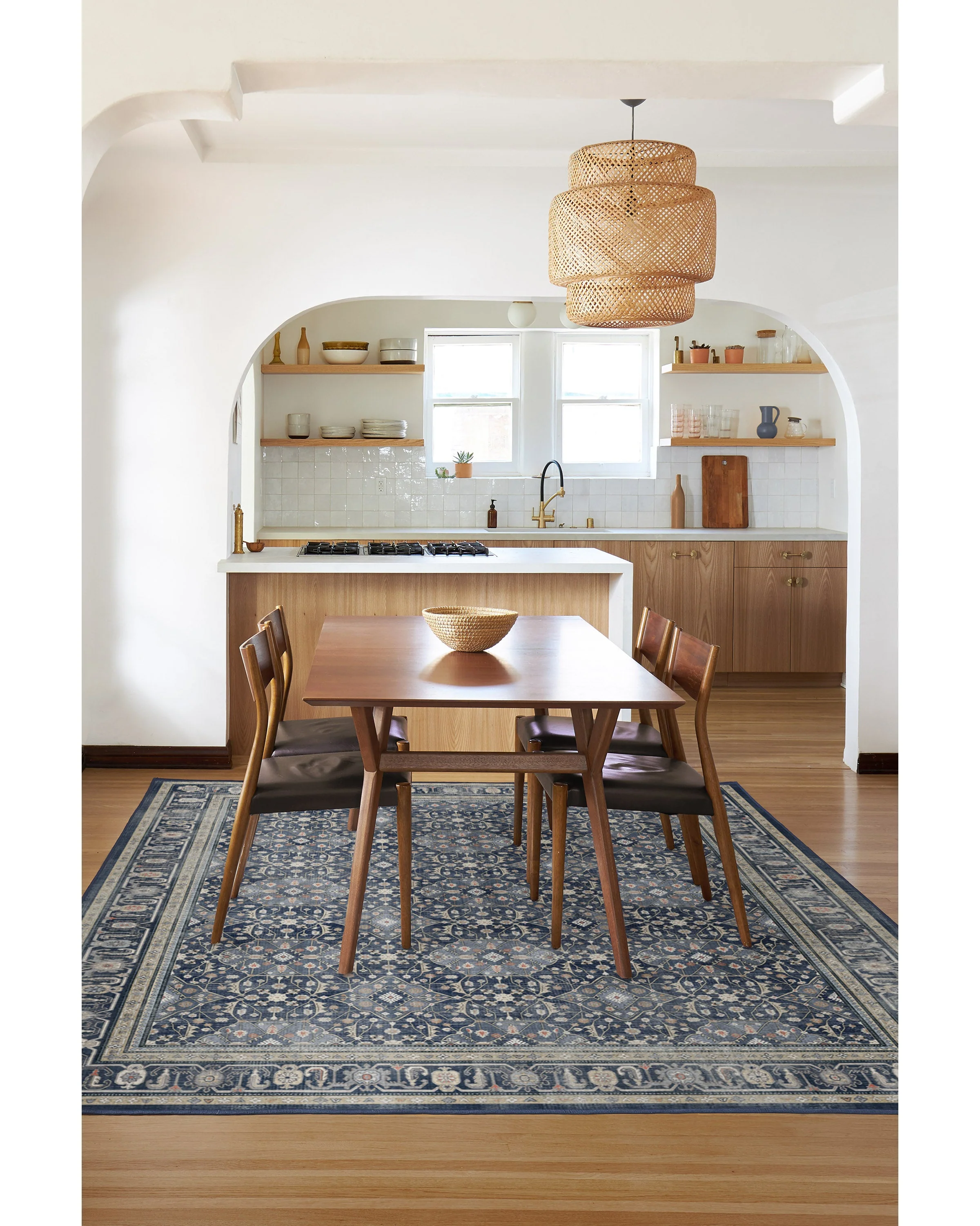 Alessia Dusk Blue Flatwoven Rug