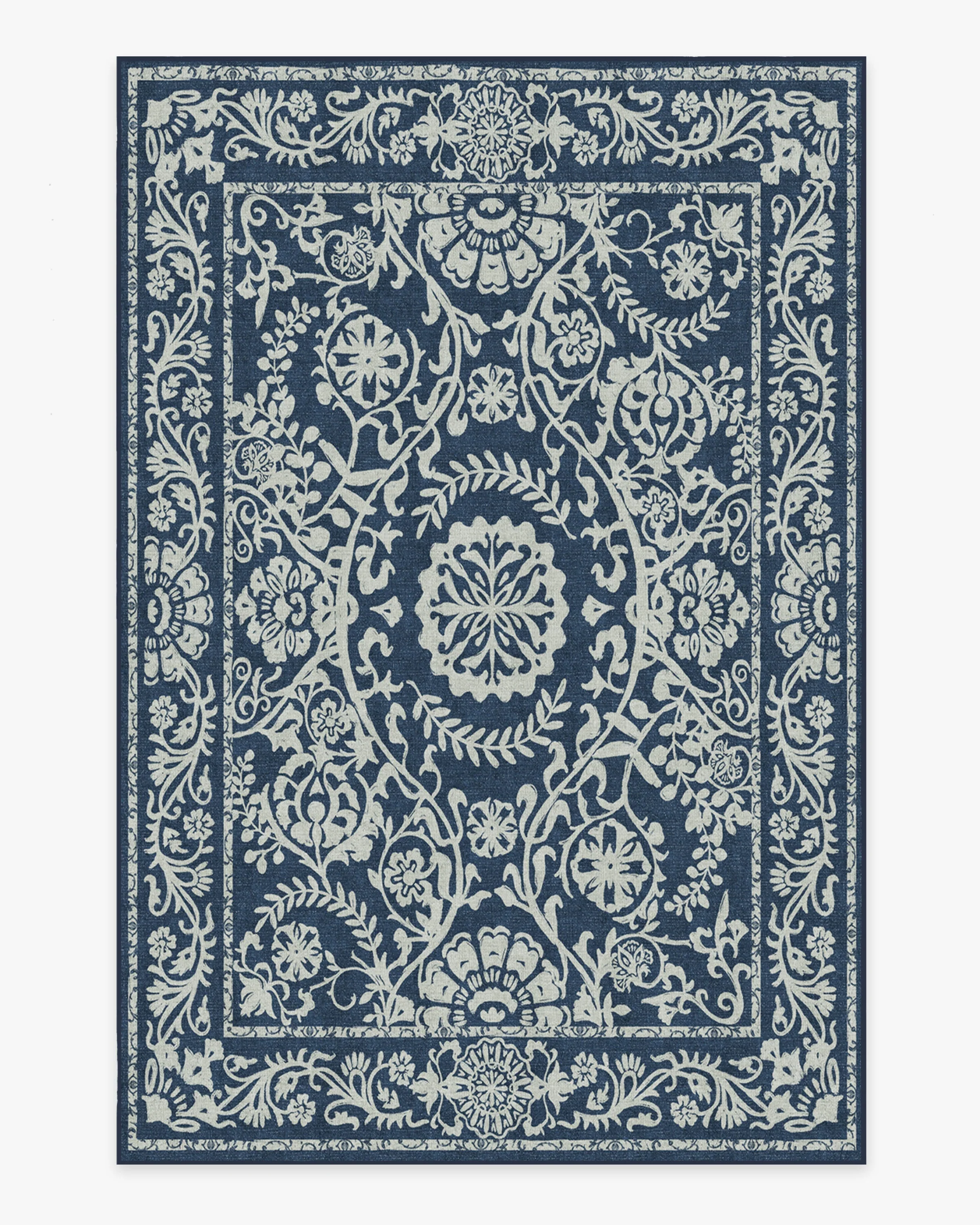 Delphina Navy Blue Rug