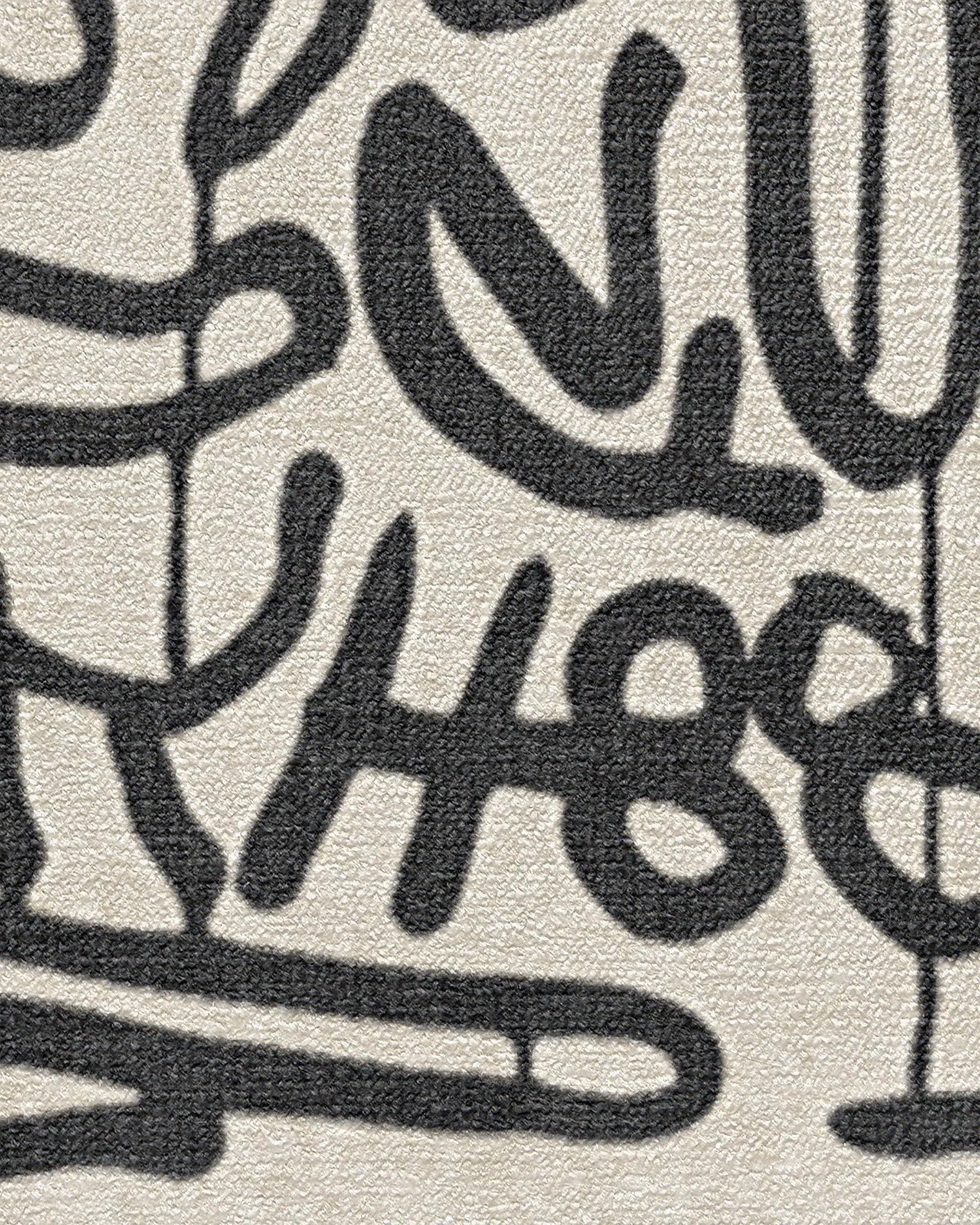 Freestyle Black & Ivory Rug