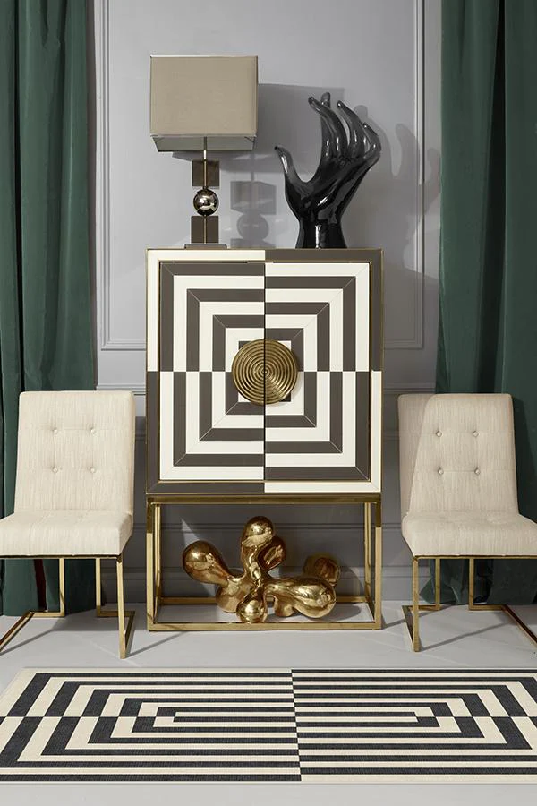 376-op-art-charcoal-rug-4.webp Op Art Charcoal Rug