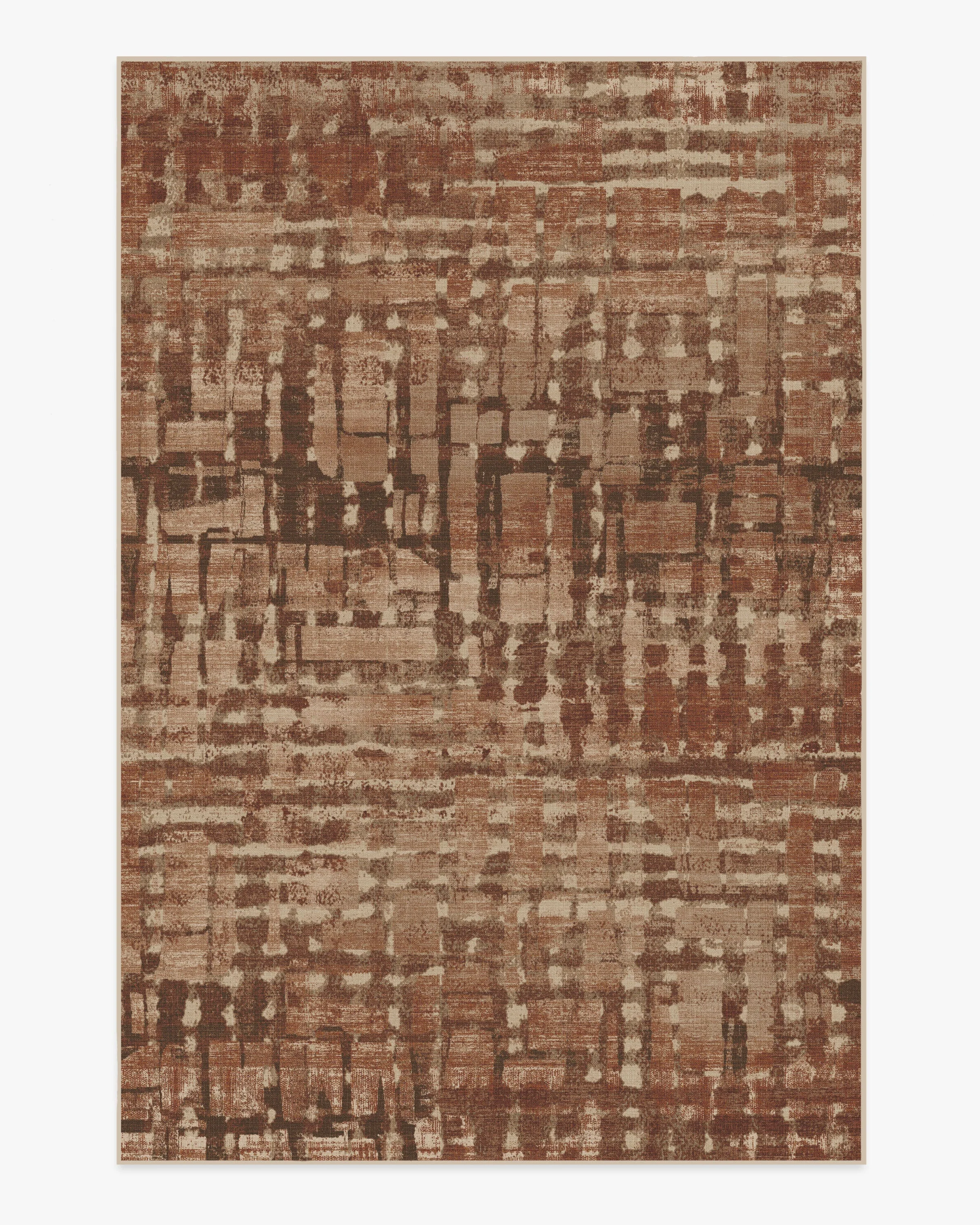 Brooklyn Copper Clay Flatwoven Rug