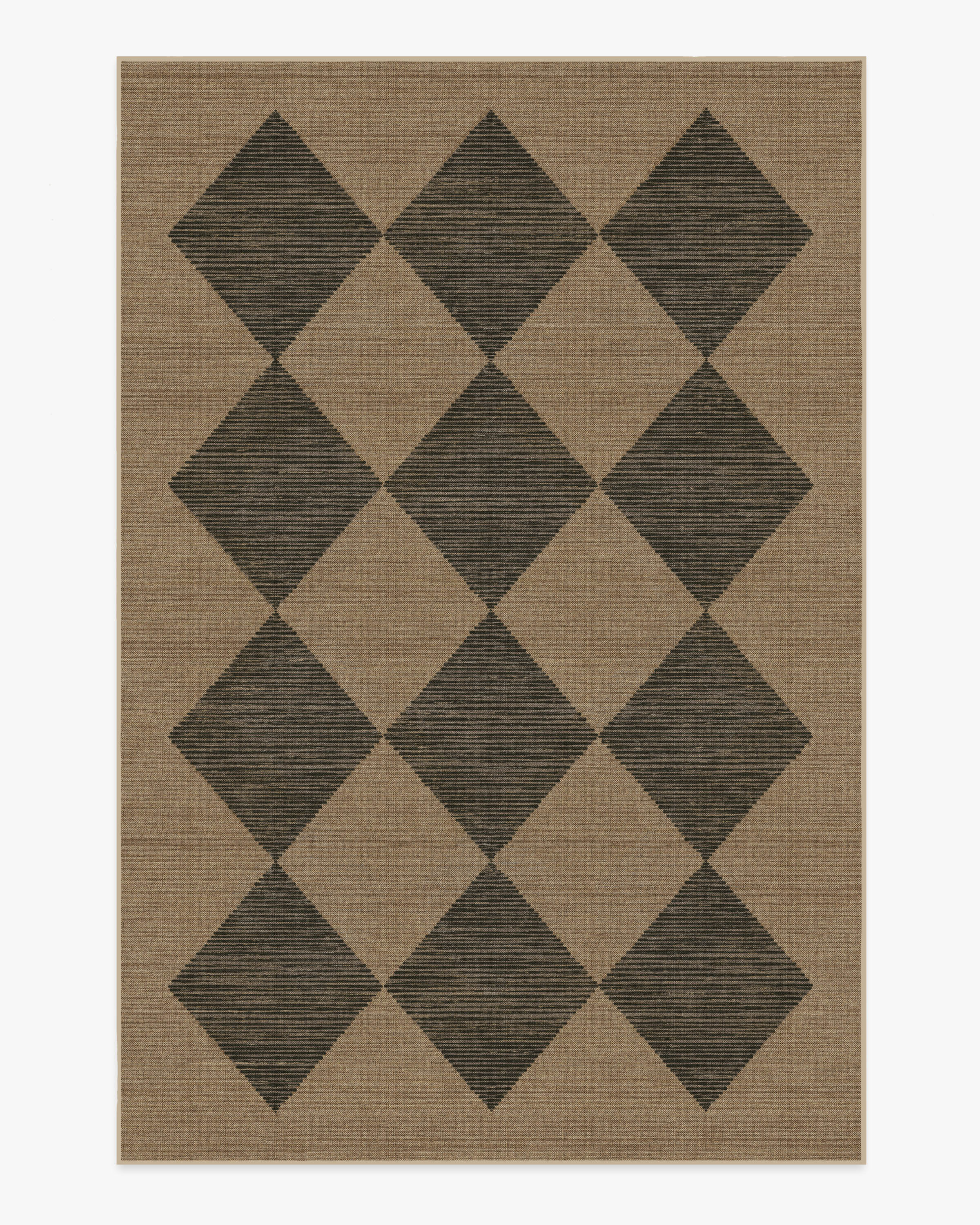 Salerno Soft Black Re-Jute Rug