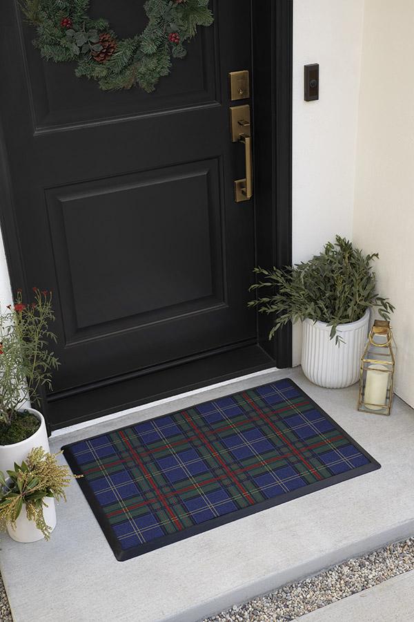 437-winter-tartan-navy-doormat-2.jpg Winter Tartan Navy Doormat