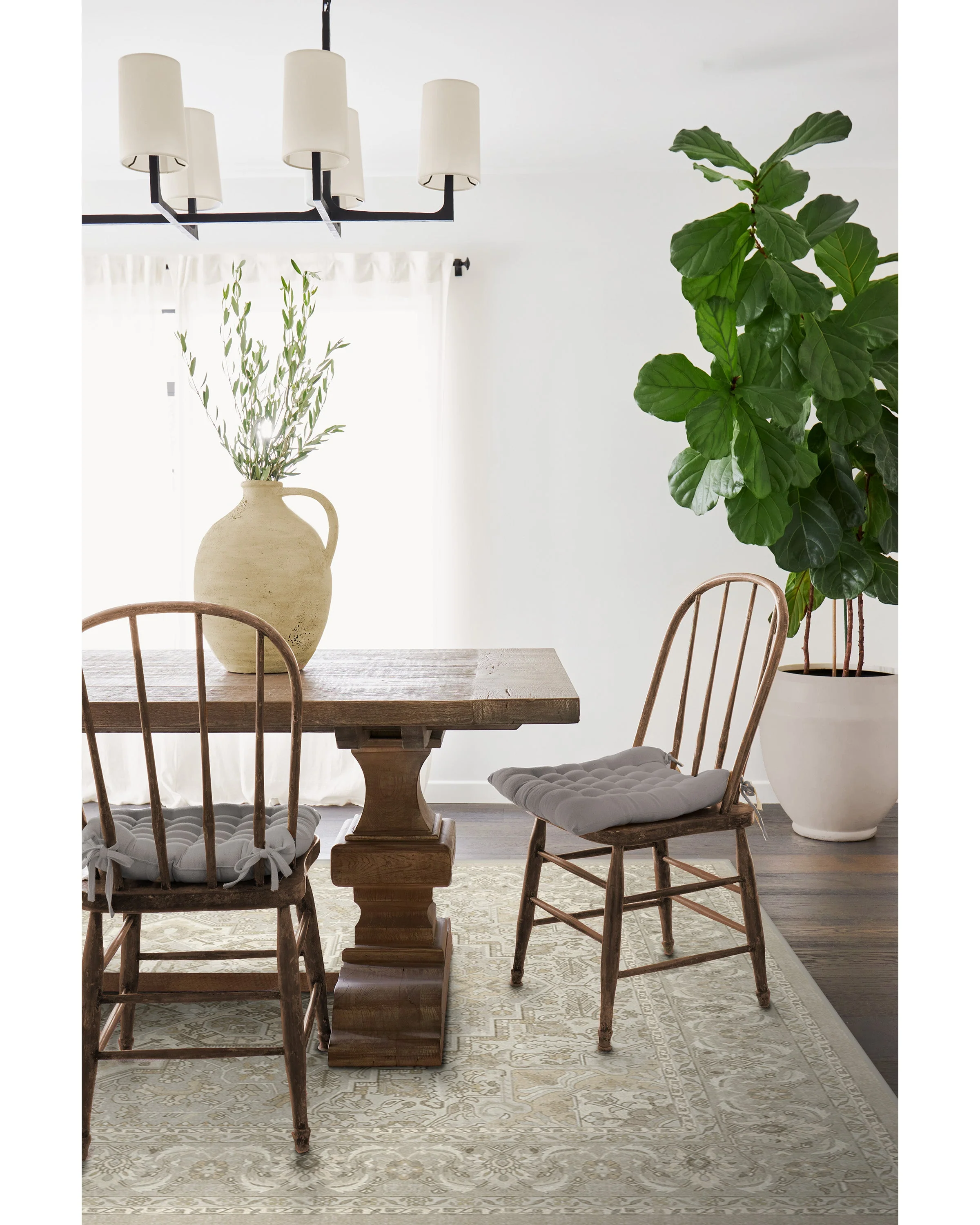 Hendesi Heriz Cream Flatwoven Rug