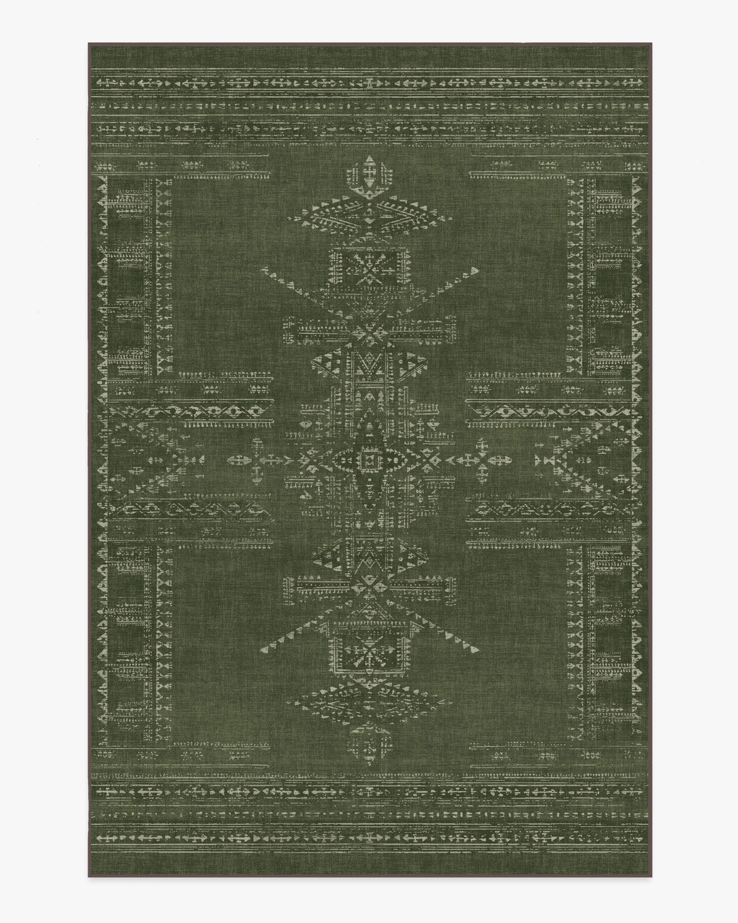 Amira Green Flatwoven Rug