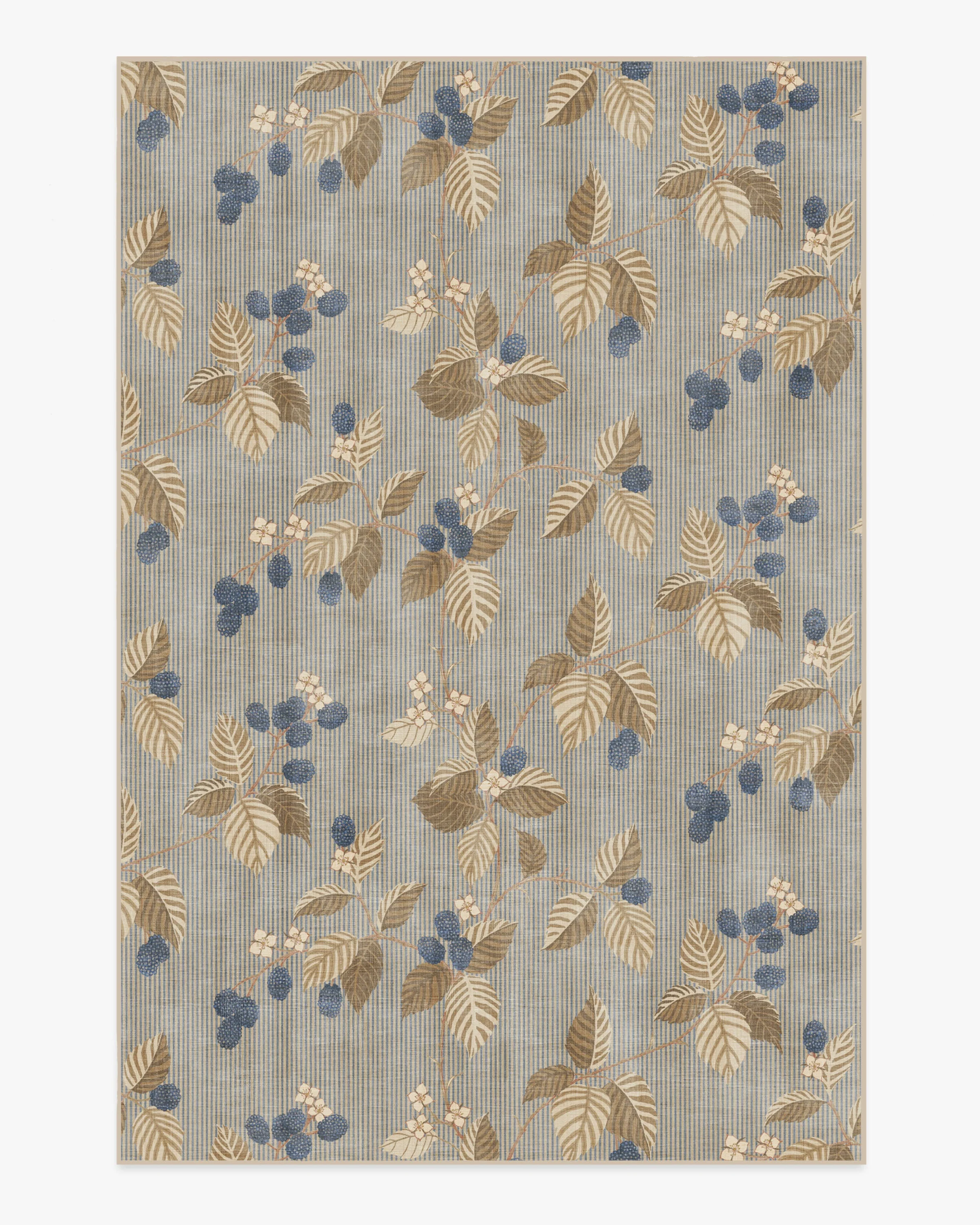 Rubus Azure & Fawn Flatwoven Rug