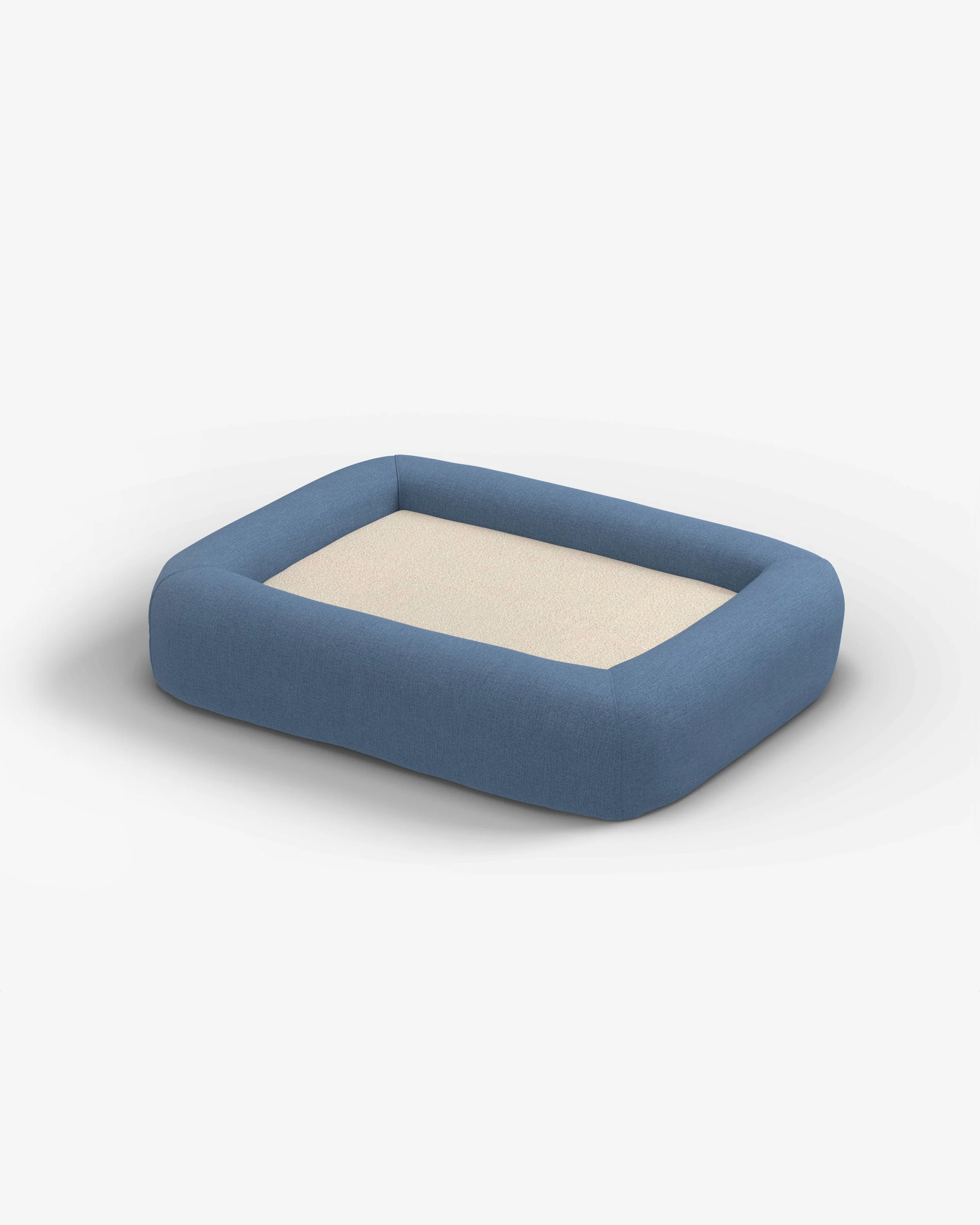 518-blue-woven-bolster-pet-bed-2.webp Blue Woven Bolster Pet Bed