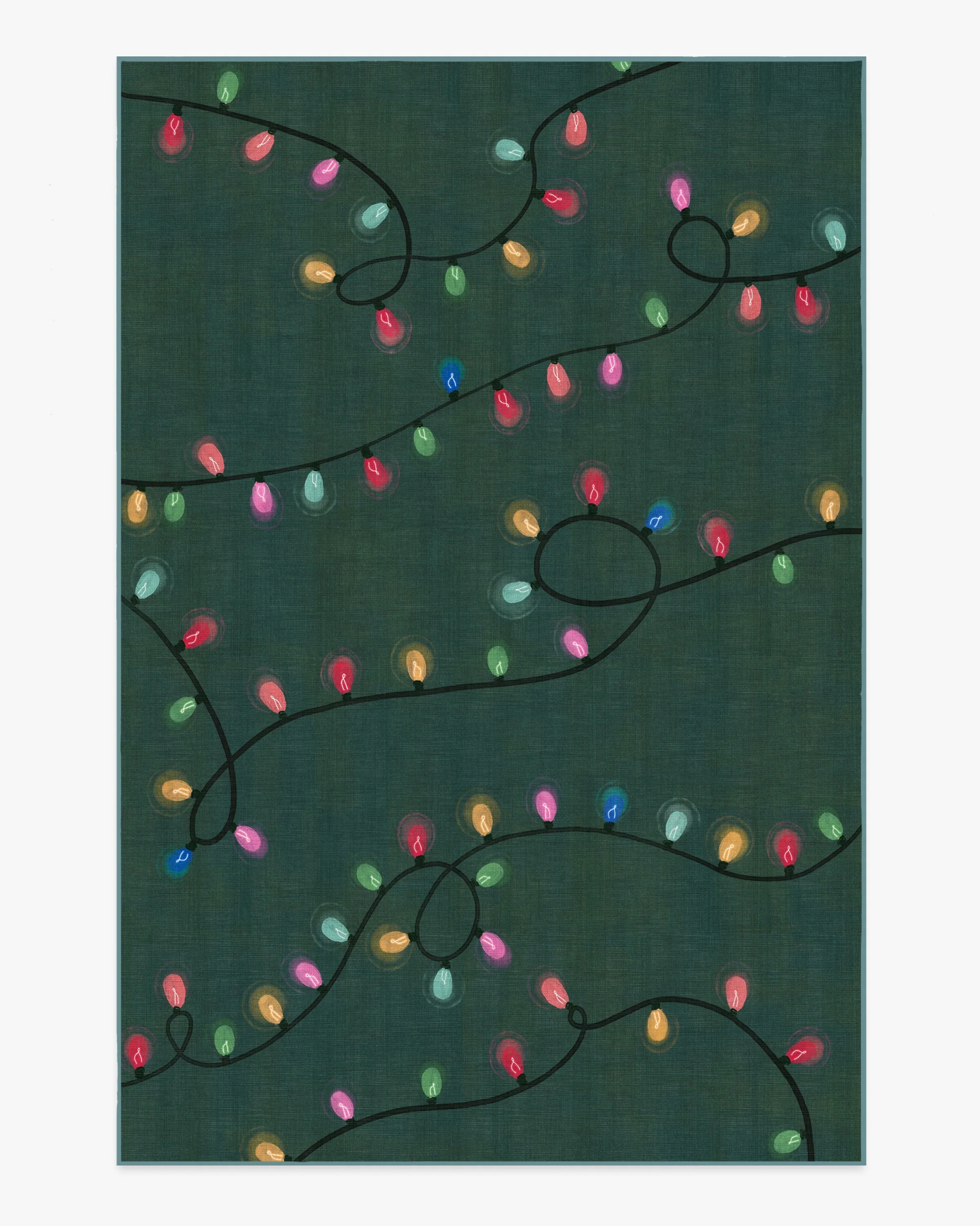 Let It Glow Green Rug