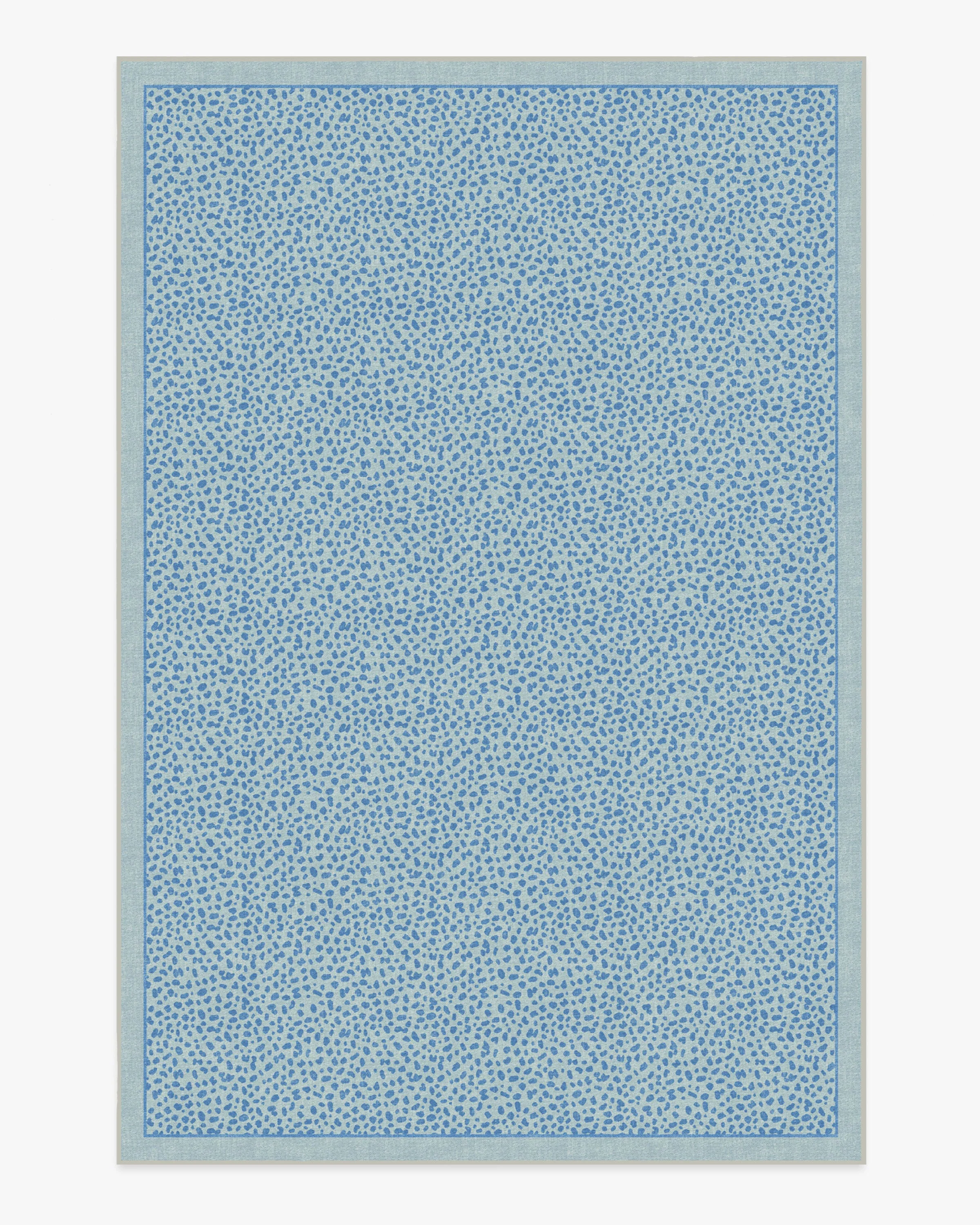 Teeny Terrazzo Blue Rug