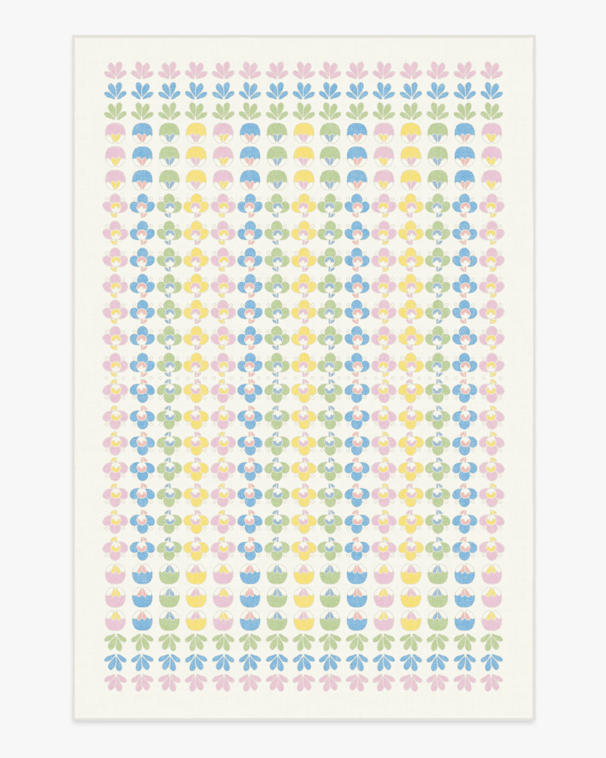 Ditzy Daisy Multicolor Rug