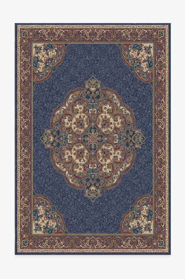 57-mickey-persian-sapphire-flatwoven-rug-1.jpg Mickey Persian Sapphire Flatwoven Rug