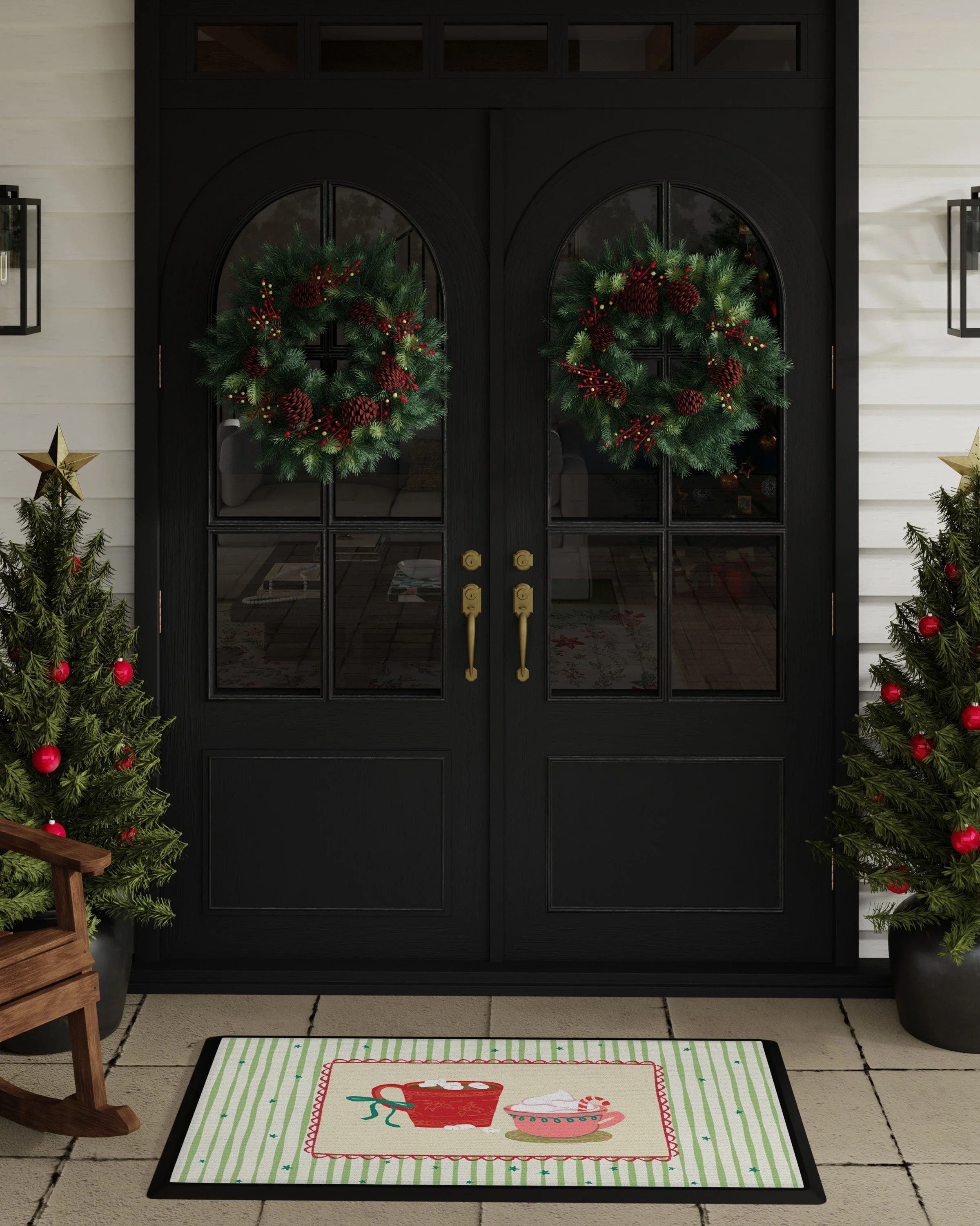 603-cocoa-cozy-green-large-doormat-2.webp Cocoa Cozy Green Large Doormat