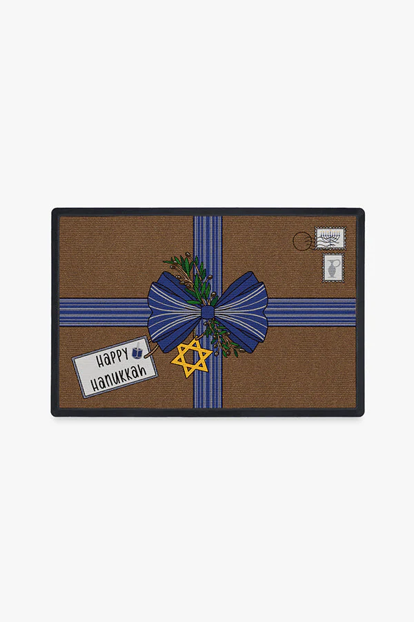 627-postal-present-hanukkah-doormat-1.webp Postal Present Hanukkah Doormat