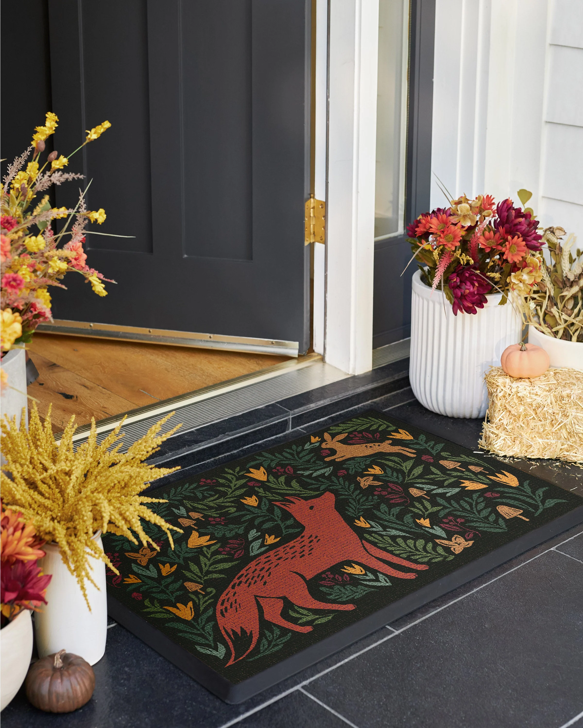 Woodland Friends Multicolor Doormat