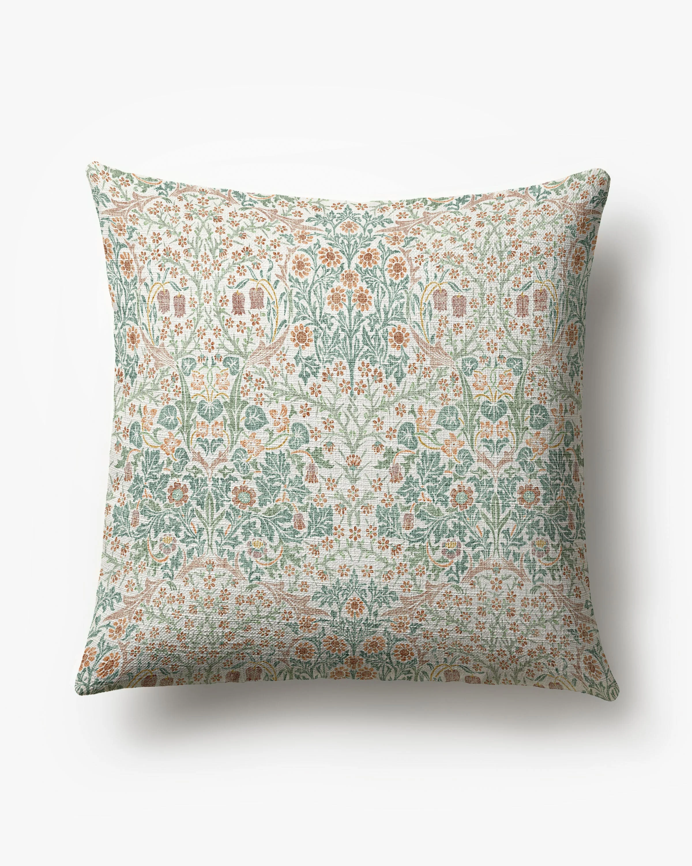 Blackthorn Soft Ivory Woven Throw Pillow