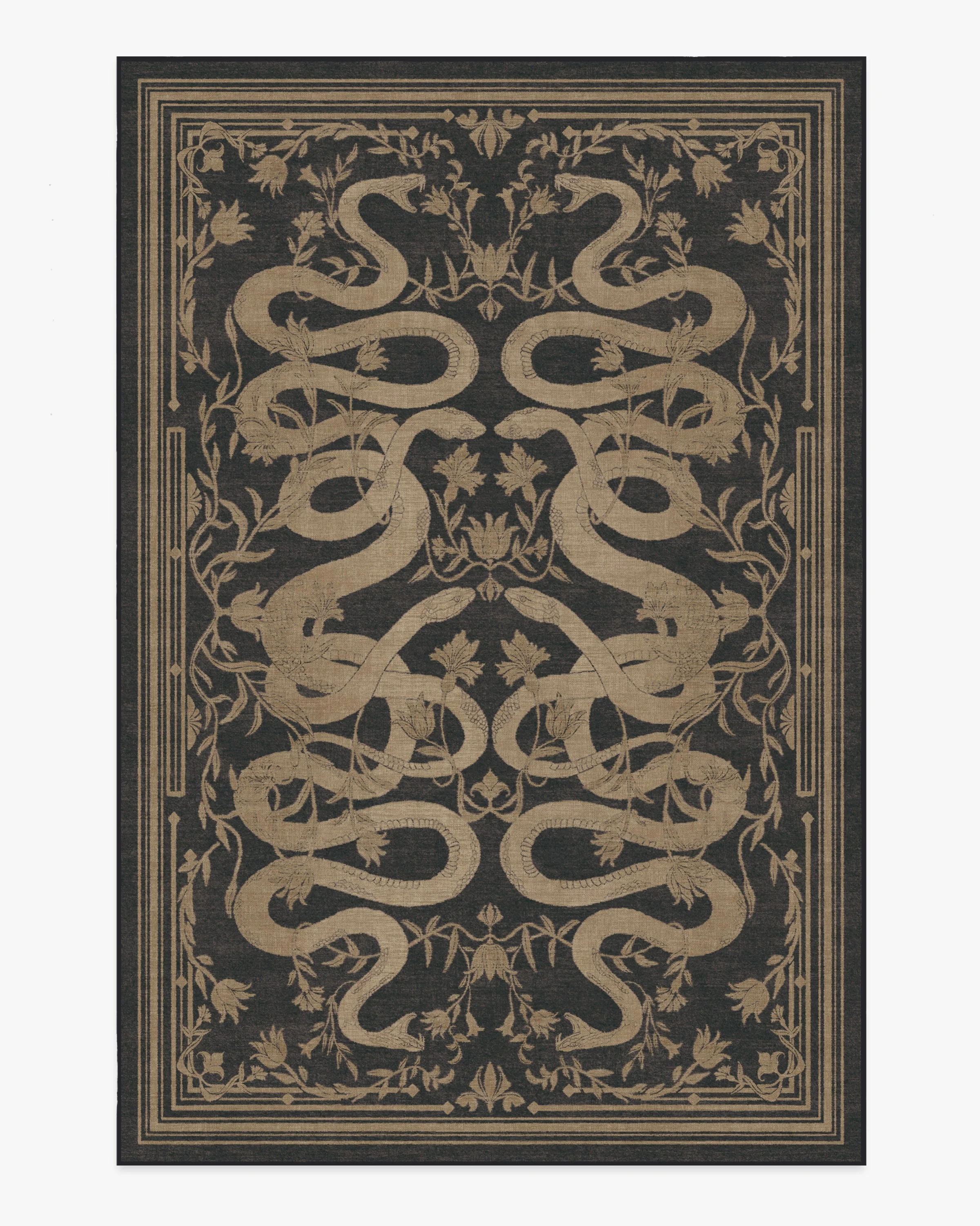 Sumaya Soft Black Flatwoven Rug