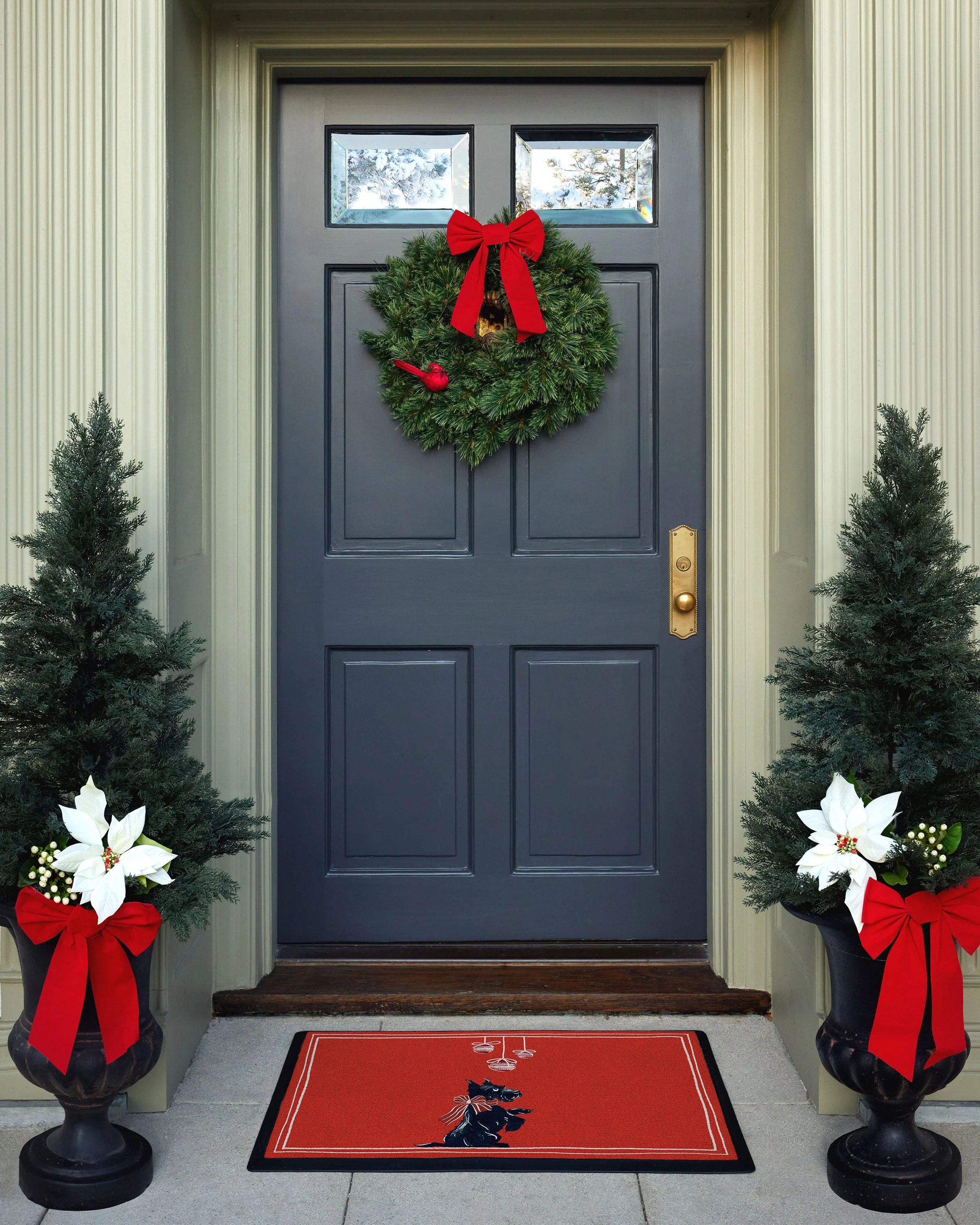 Pawlished Holiday Doormat