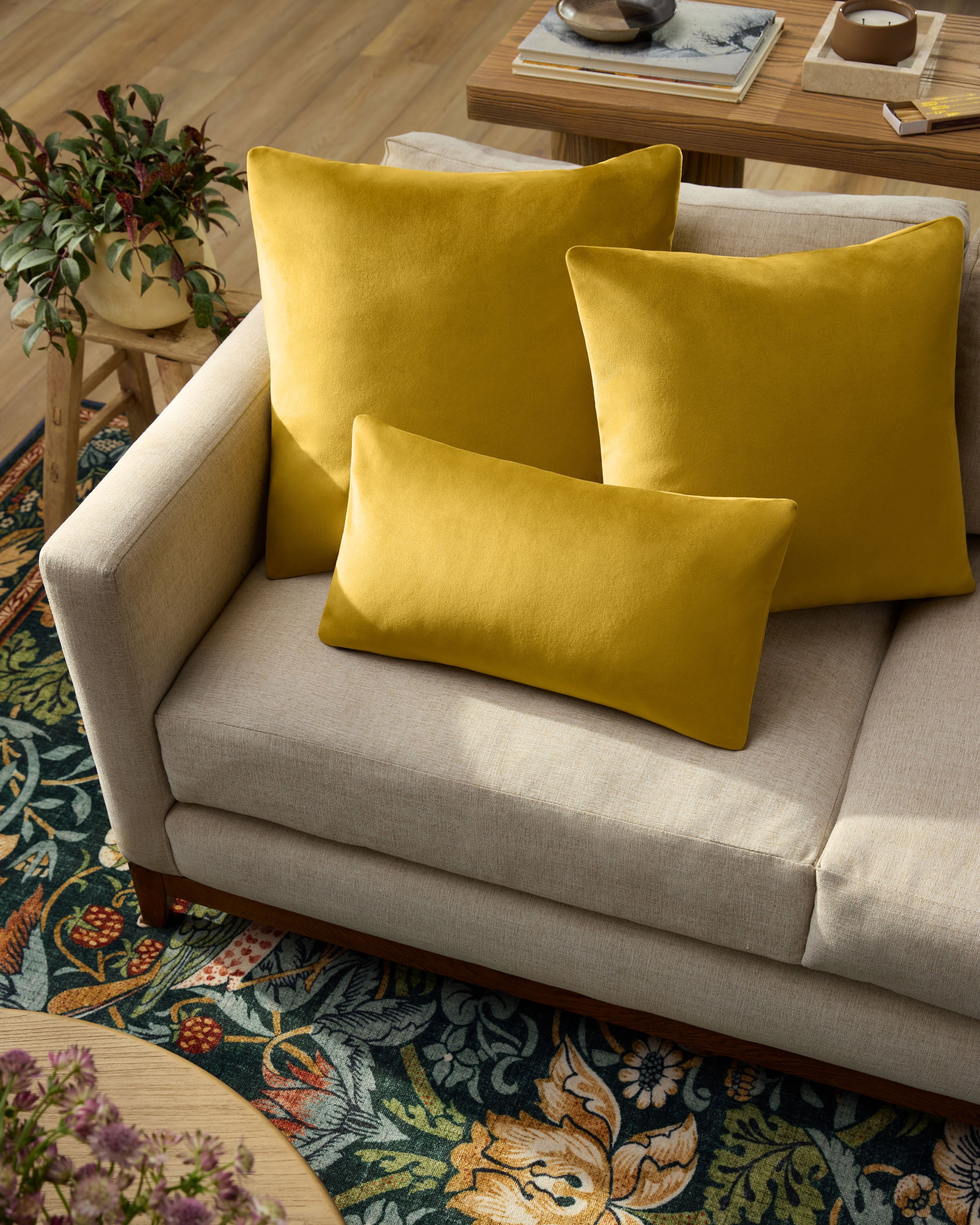 721-goldenrod-velvet-throw-pillow-3.jpg Goldenrod Velvet Throw Pillow