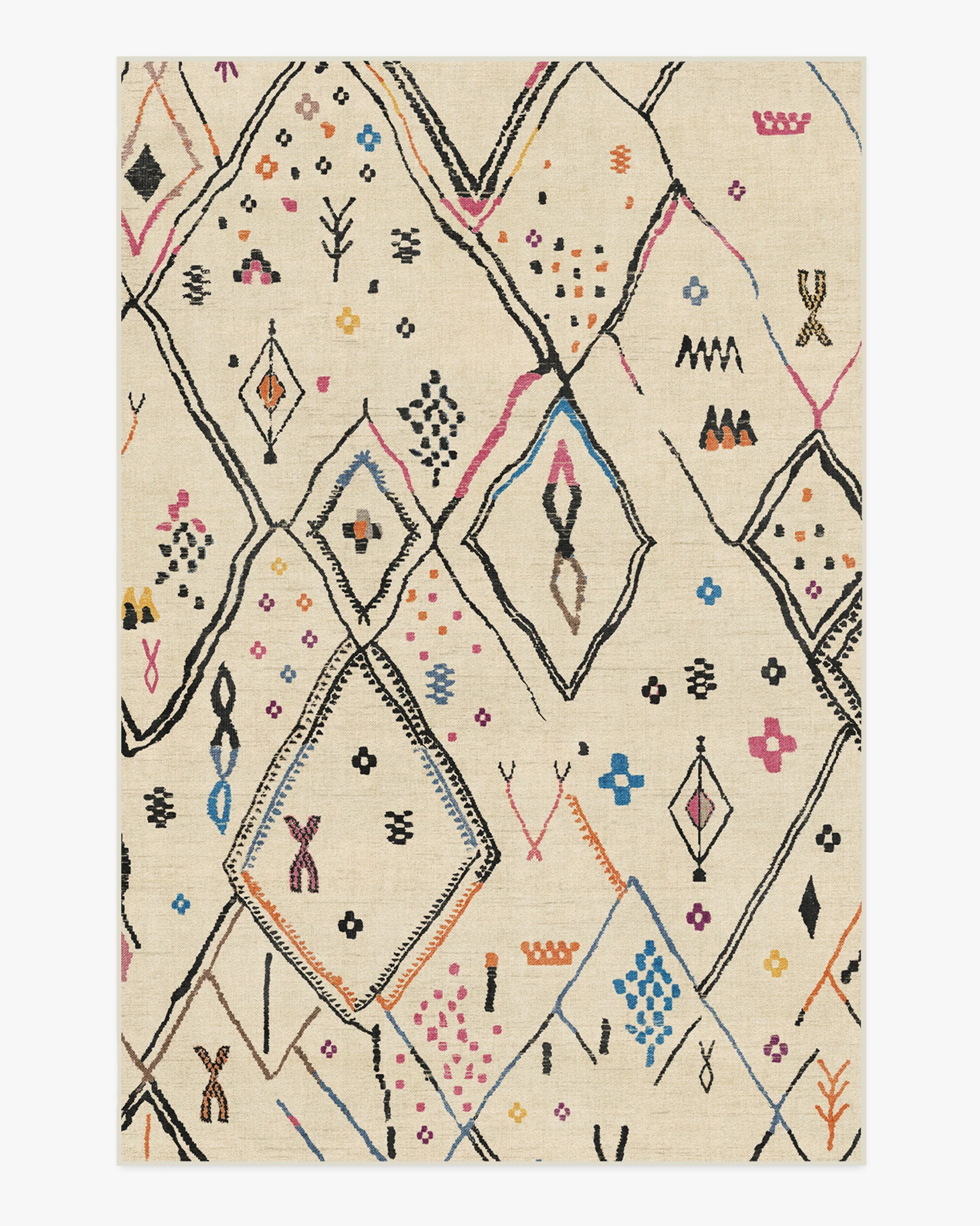 Pamir Ivory Multicolor Rug