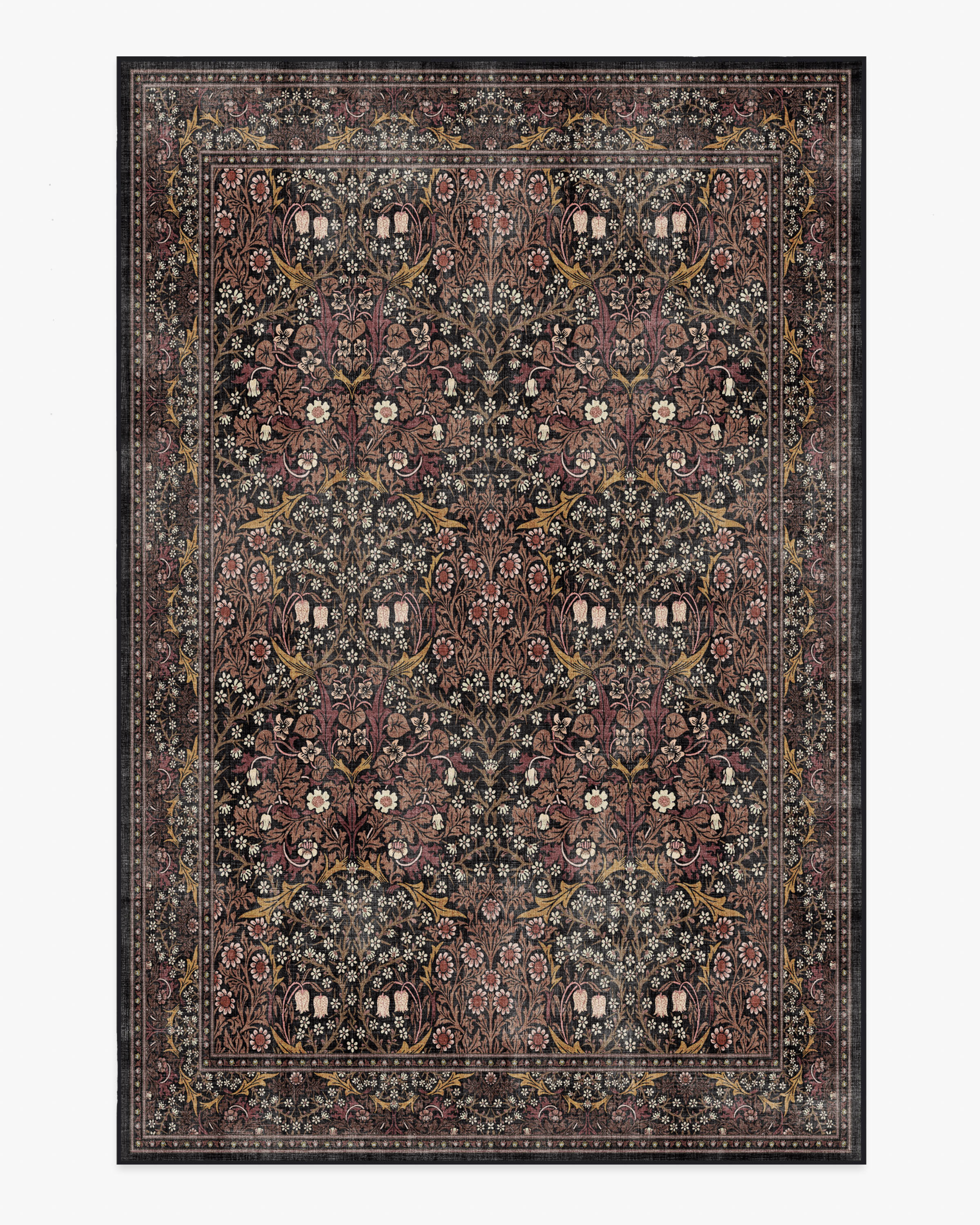 Blackthorn Charcoal & Amber Rug