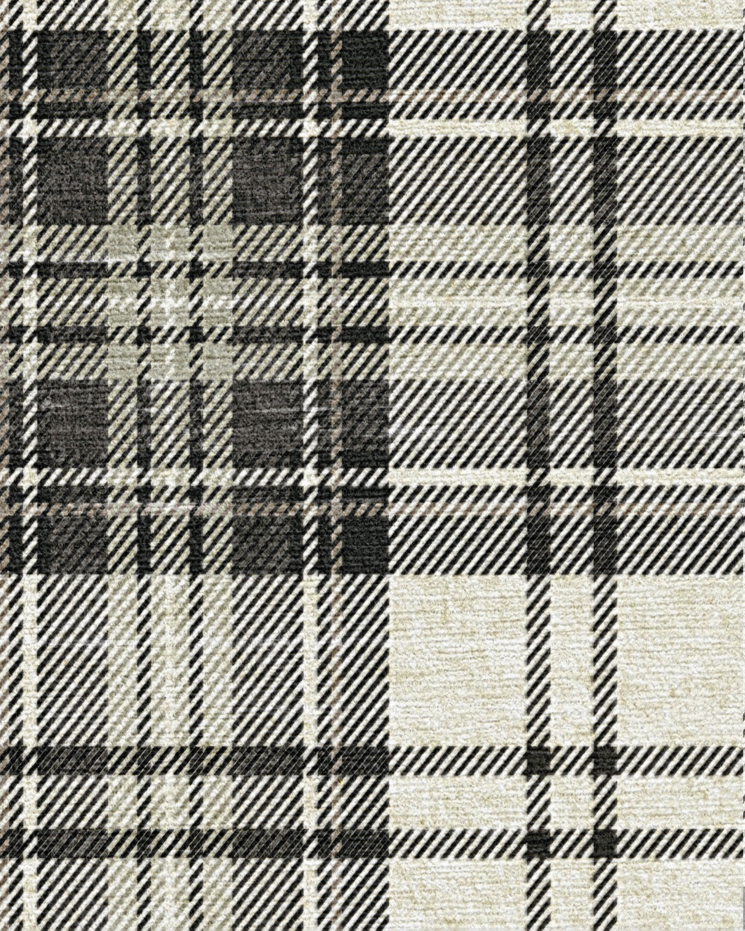 766-dress-stewart-tartan-black-ivory-flatwoven-rug-8.jpg Dress Stewart Tartan Black & Ivory Flatwoven Rug