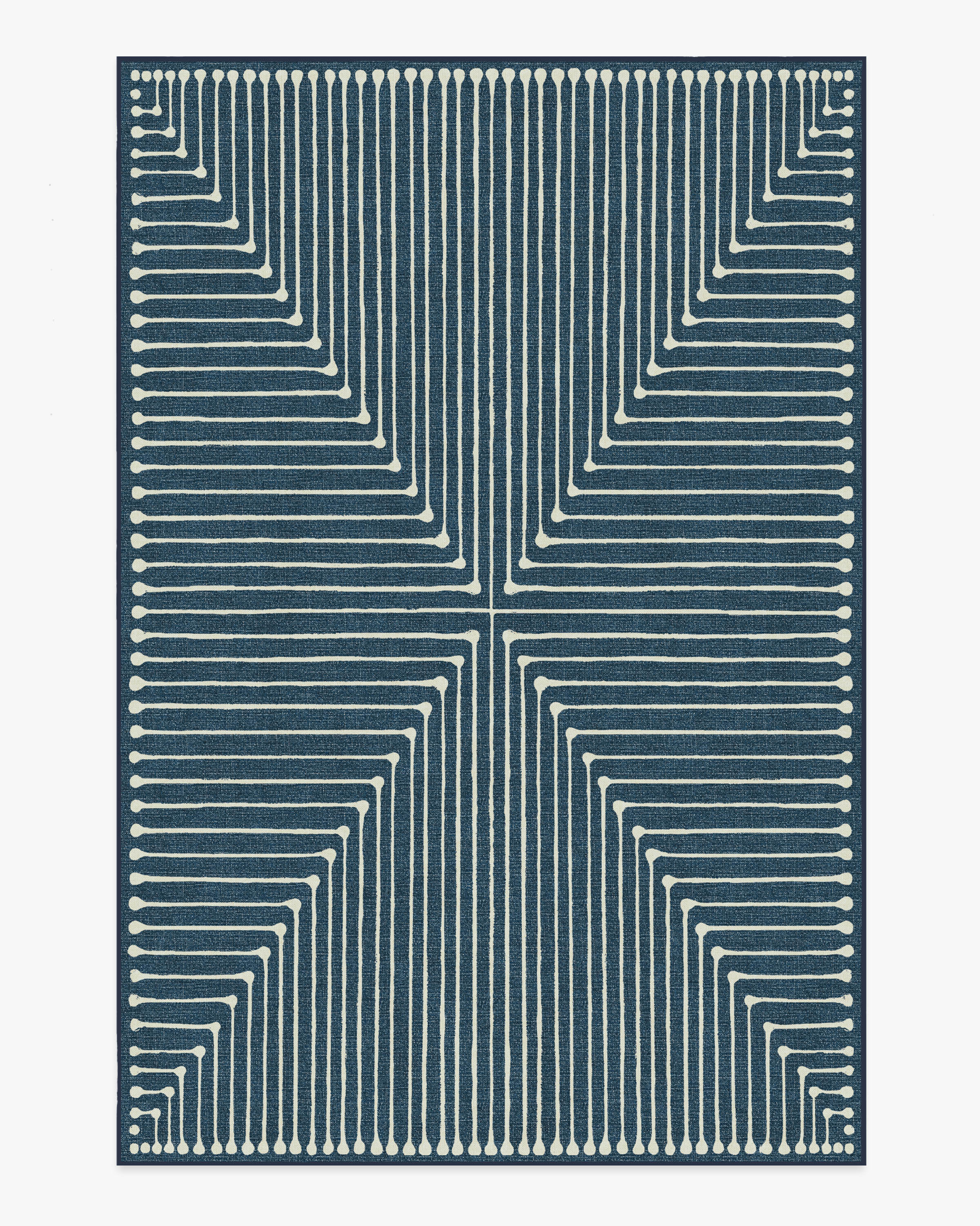 Inkdrop Lapis Blue Rug