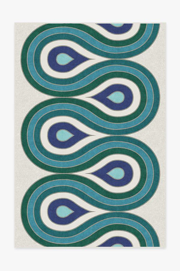Milano Peacock Flatwoven Rug