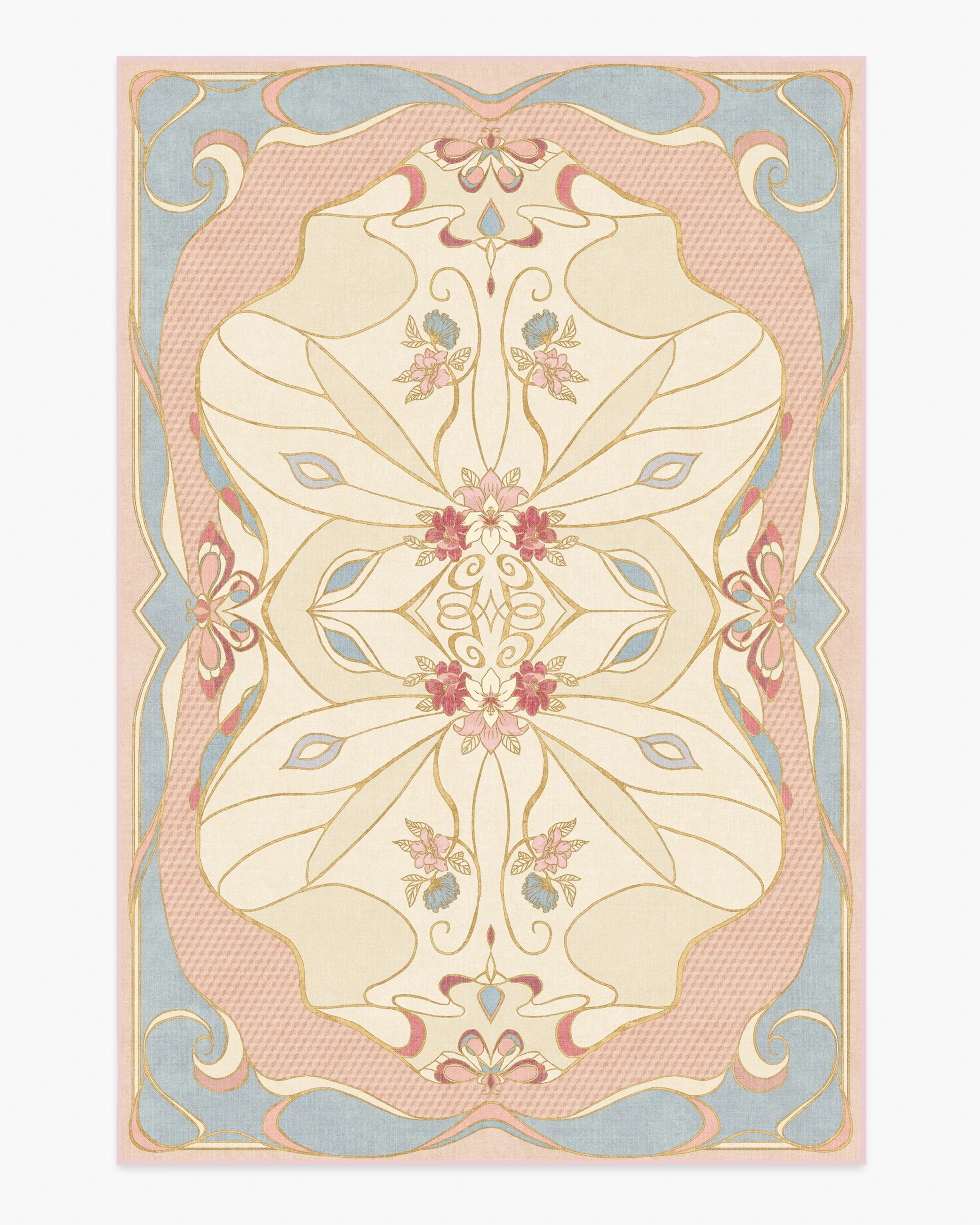 Glinda Upland Soft Pink Rug