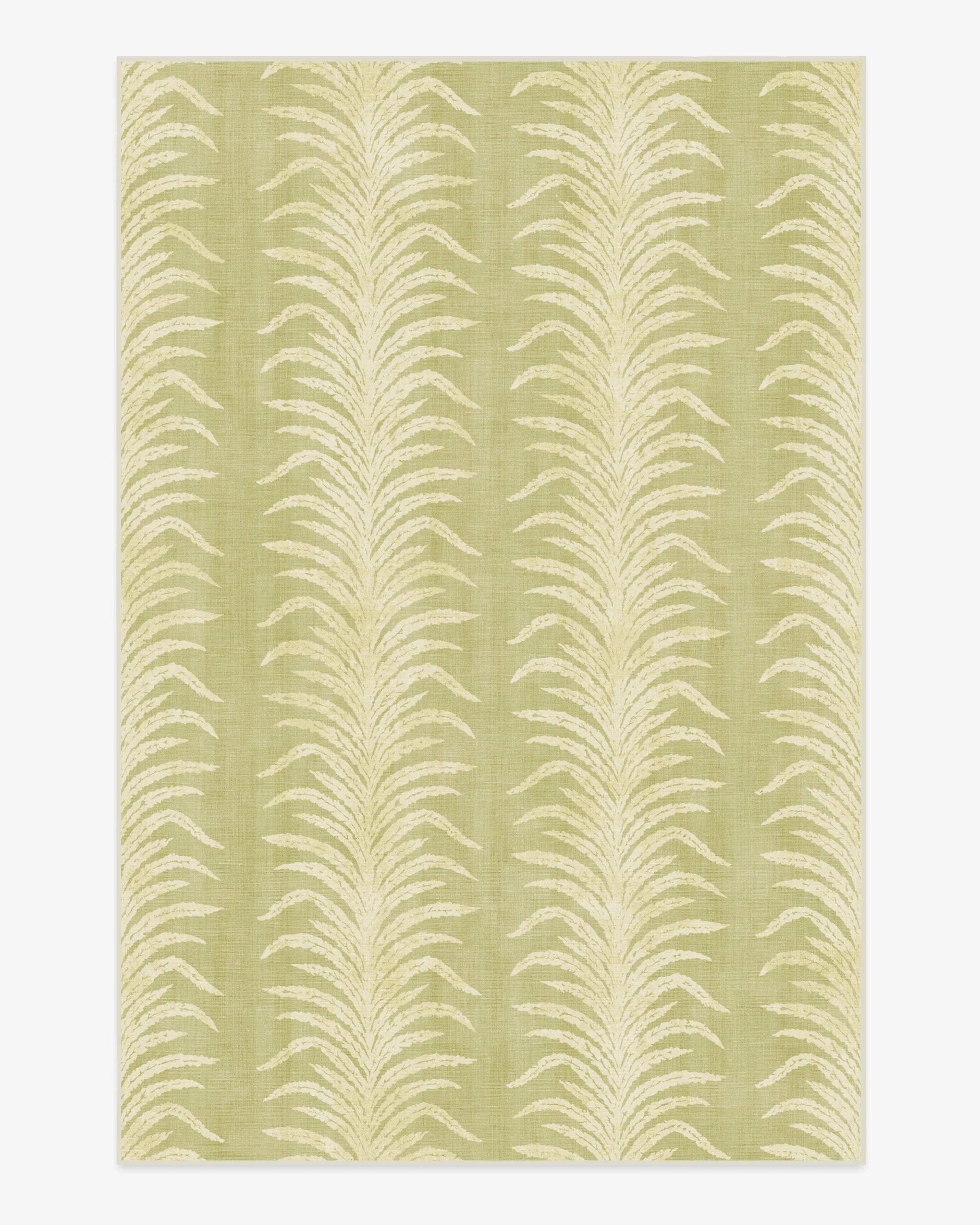 Tree Fern Matcha Green Rug