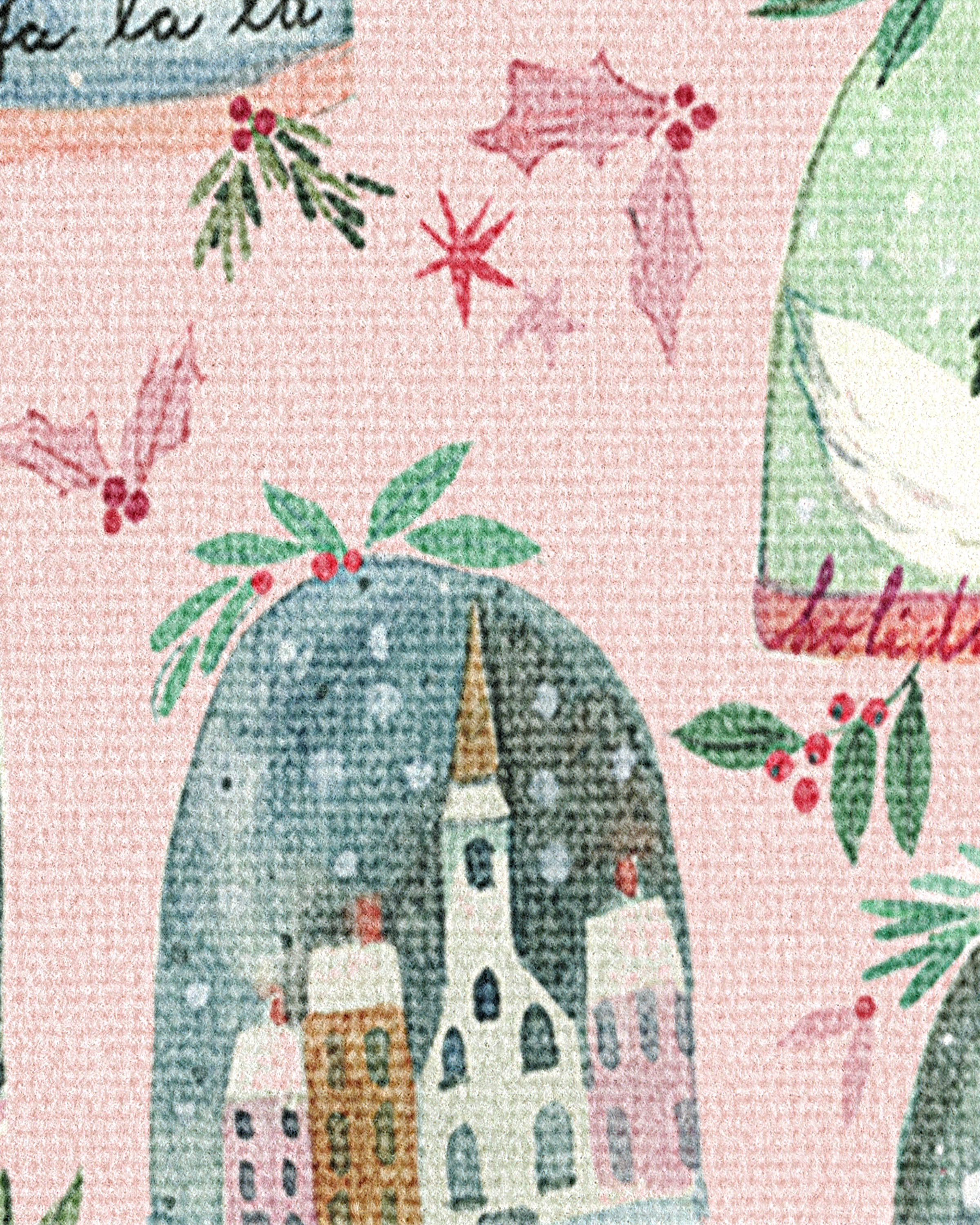 795-snow-globes-pink-doormat-3.jpg Snow Globes Pink Doormat