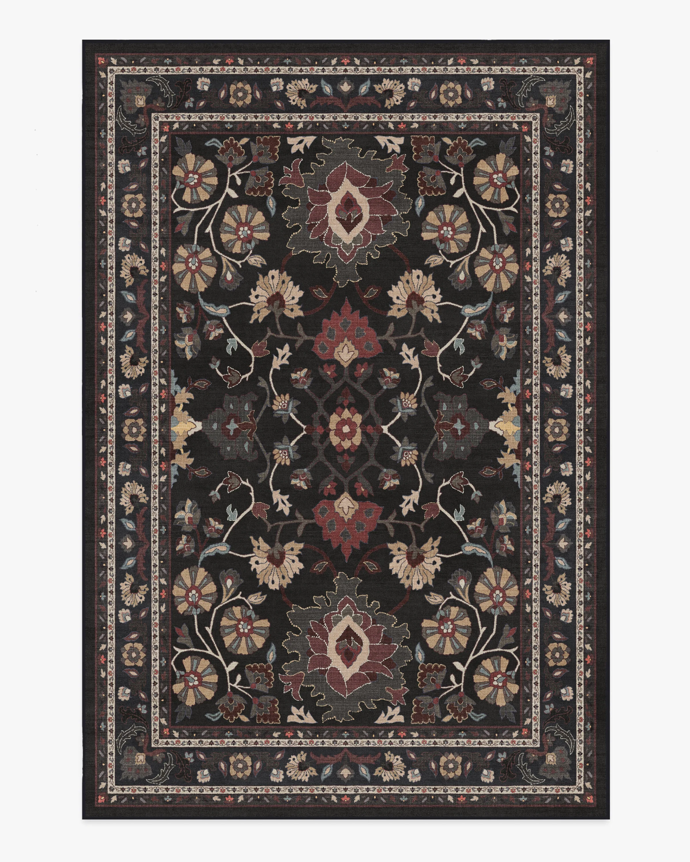 Calabria Black Multicolor Rug