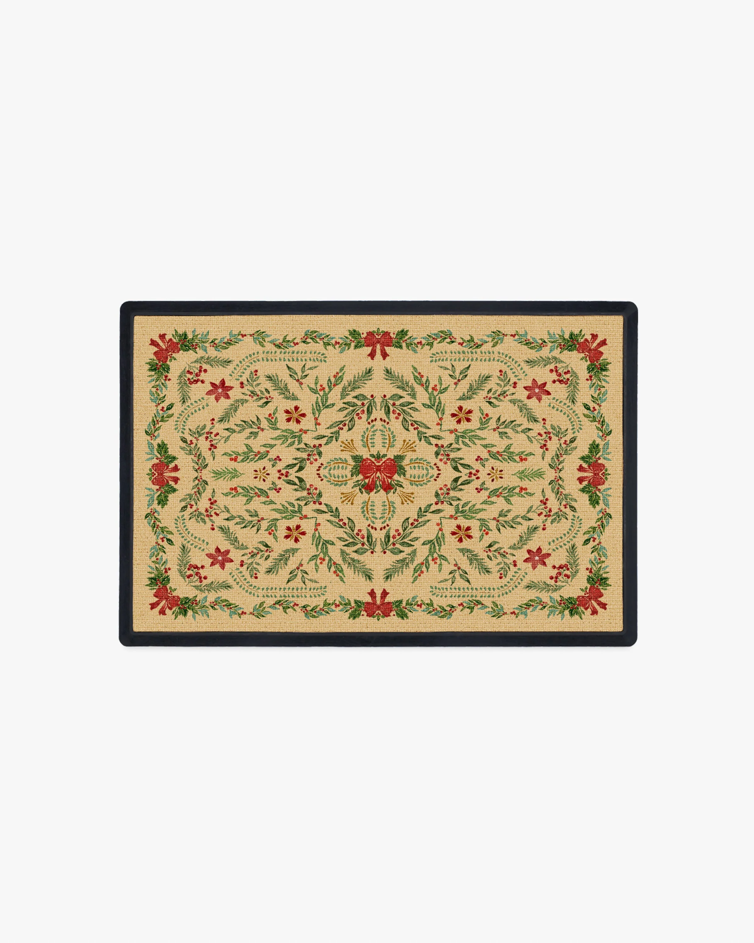 Deck the Halls Natural Doormat