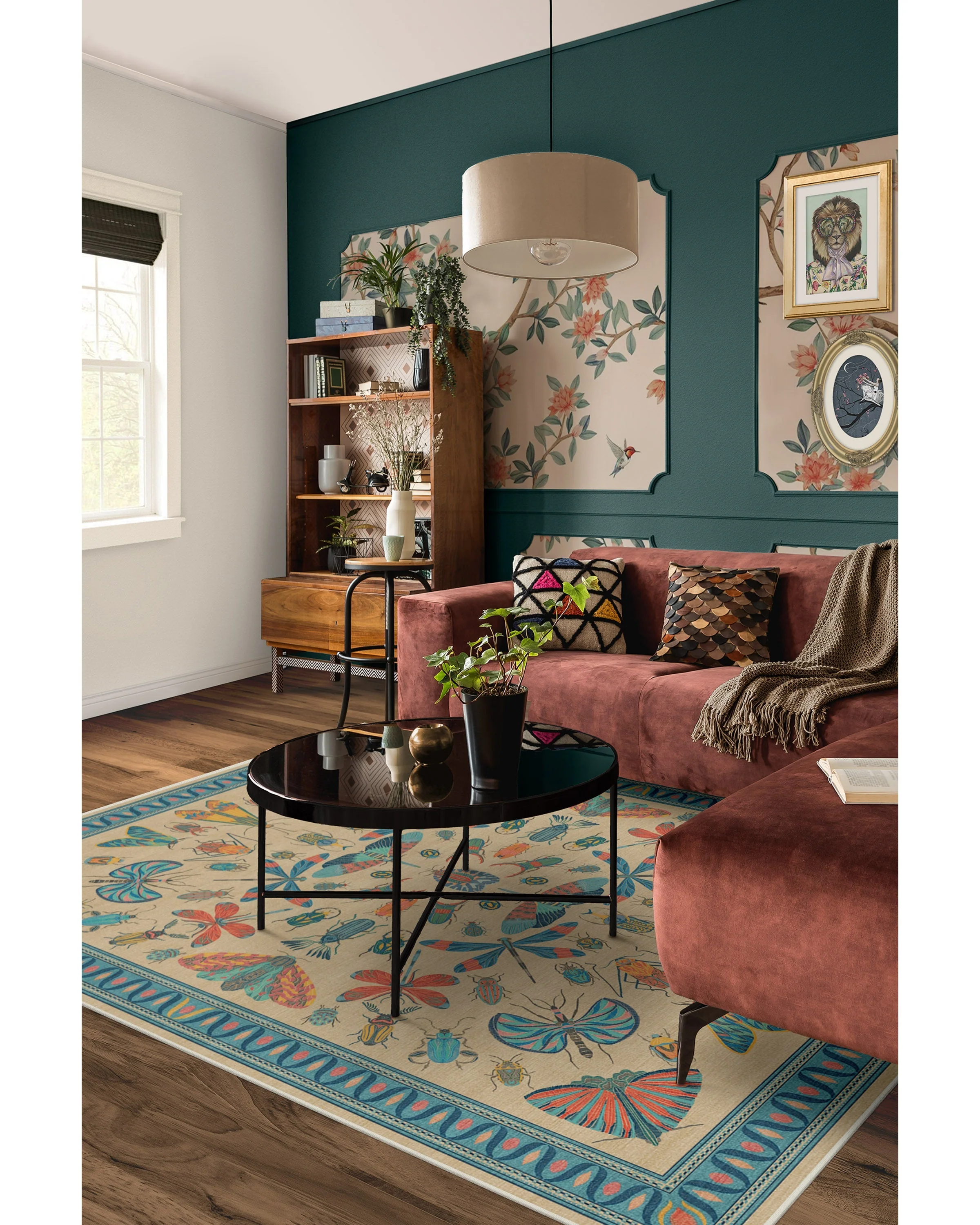 864-flutterby-multicolor-rug-3.webp Flutterby Multicolor Rug