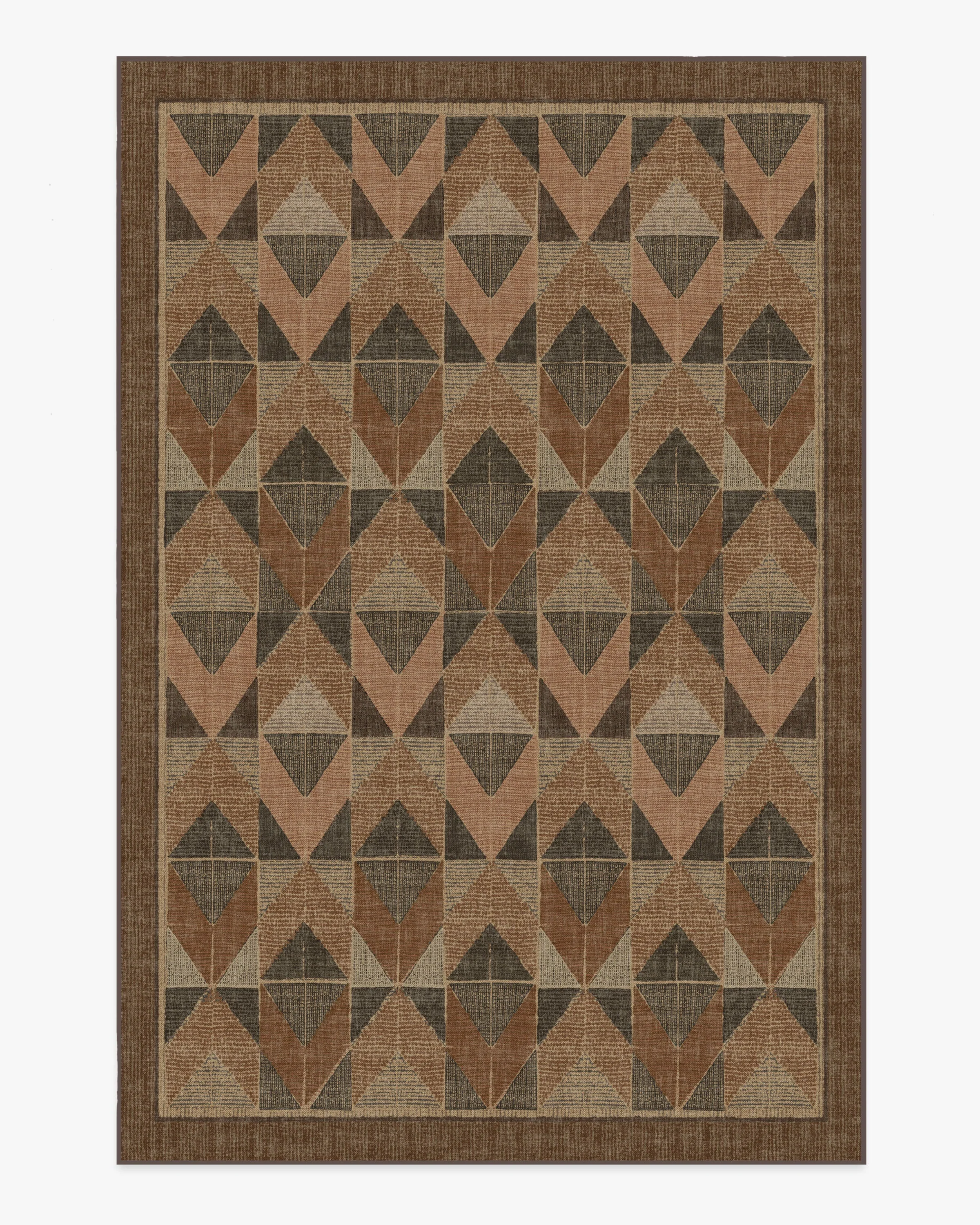Ember Copper & Brown Flatwoven Rug