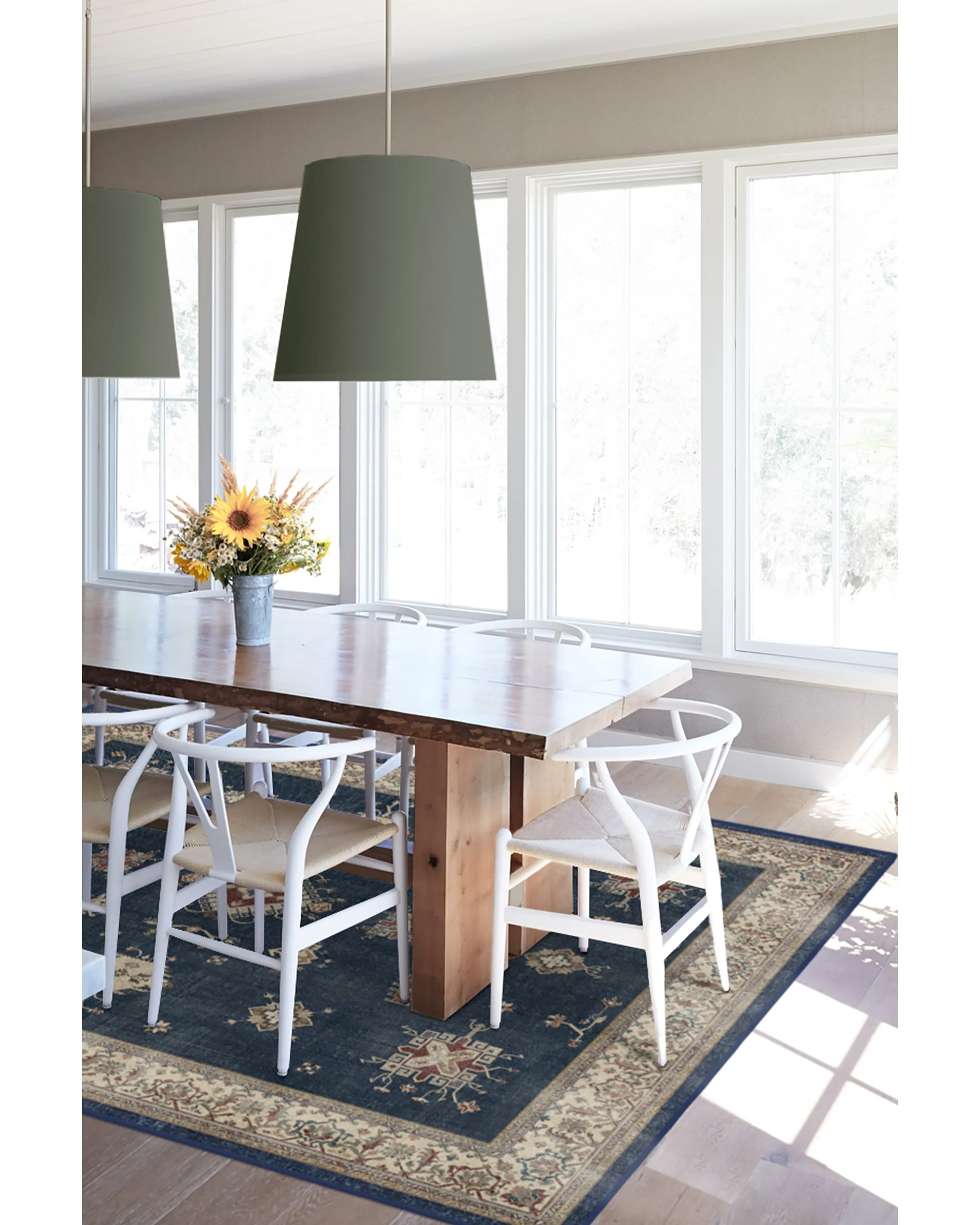 Verena Sapphire Flatwoven Rug