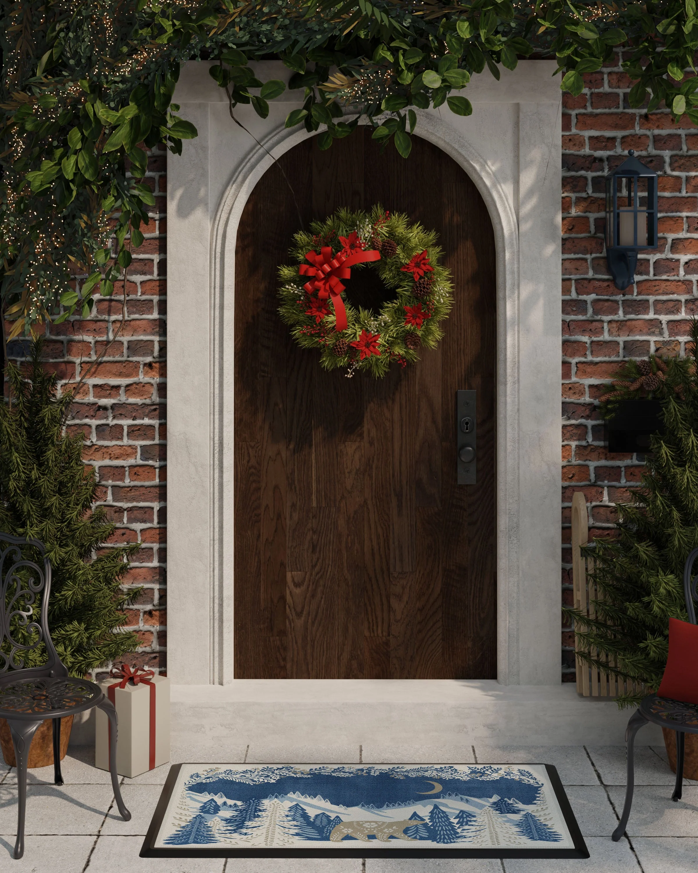 Alpine Winter Large Doormat